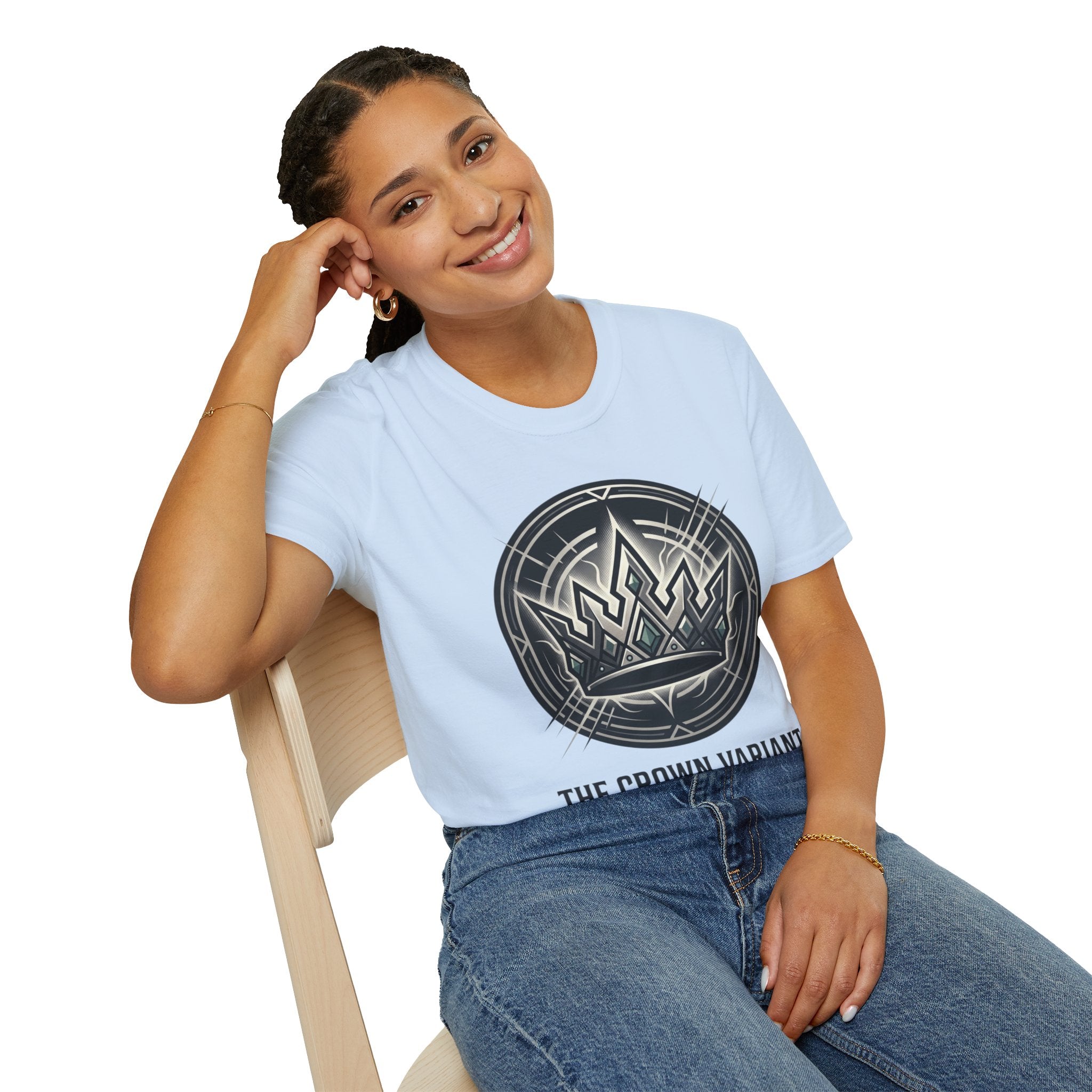 Power Runs Black PRB Crown Variant Graphic T-Shirt — The Crown Variant Emblem by Power Runs Black