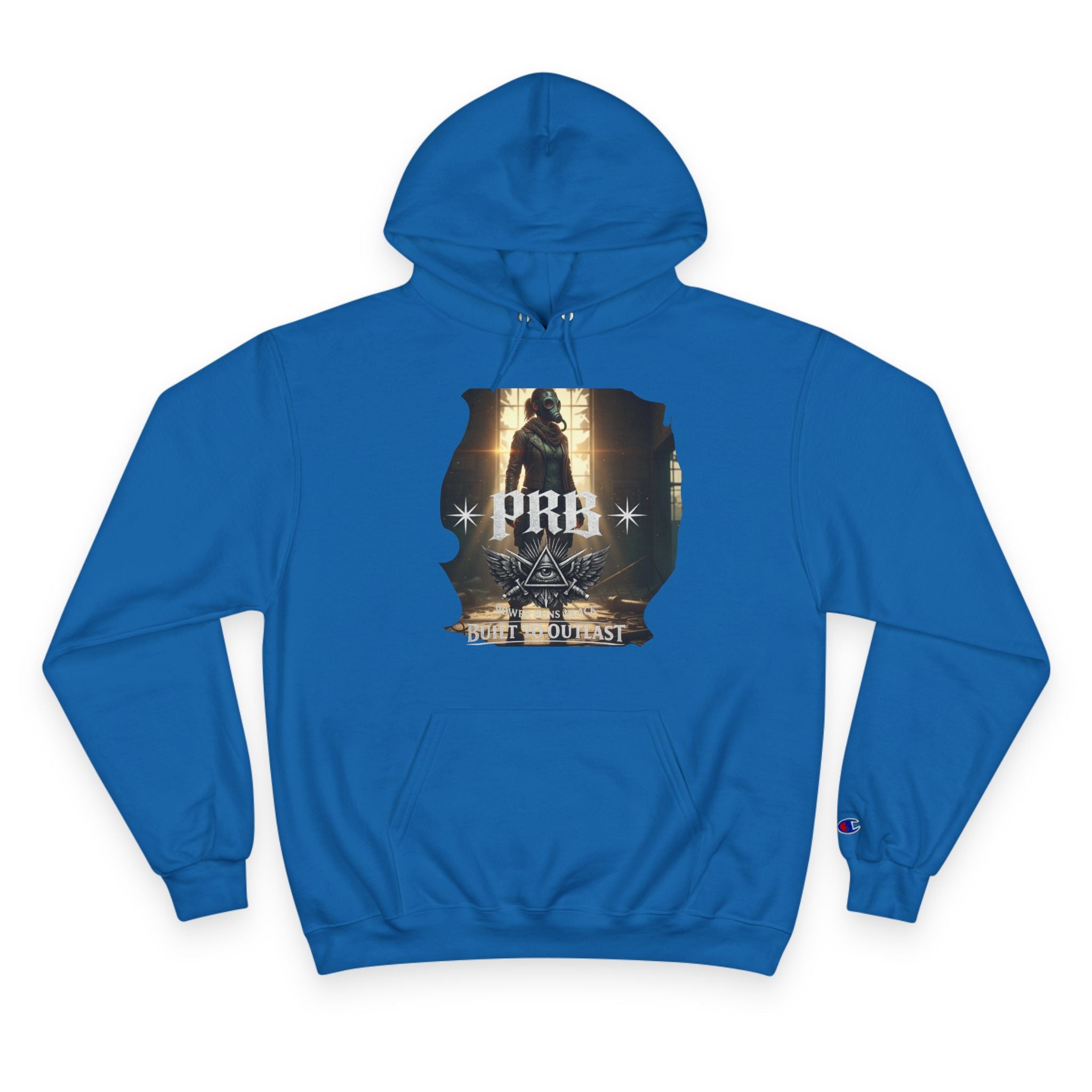 PRB Champion Hoodie — Vintage Tour Graphic Pullover by Power Runs Black