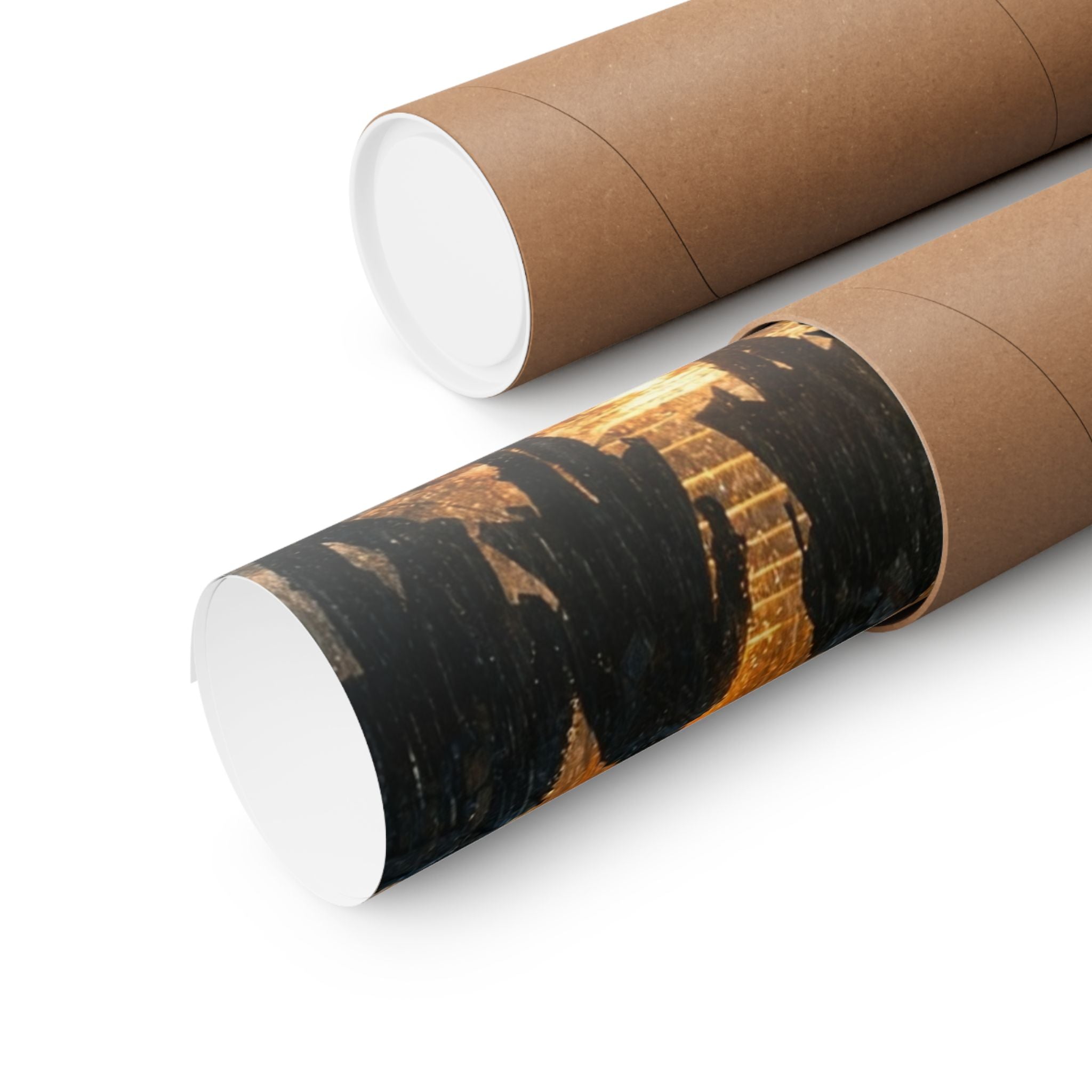 Power Runs Black PRB The Starbound Seven Matte Vertical Posters by Printify