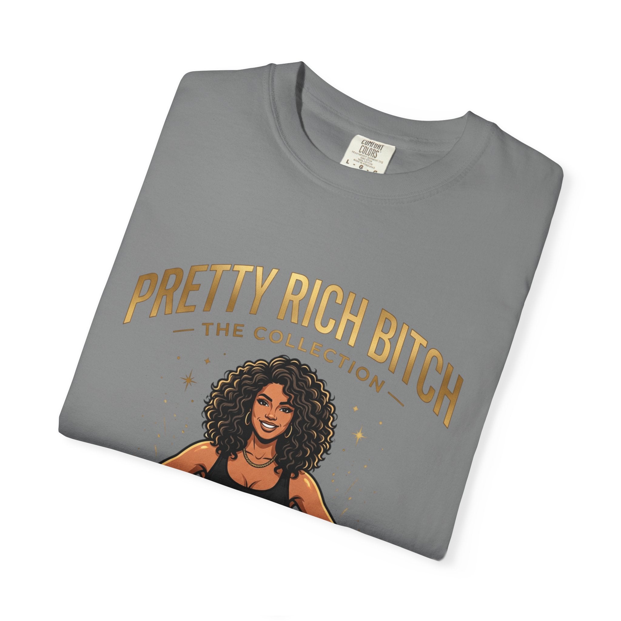 Pretty Rich Bitch The Collection by PRB T-Shirt — Empowered Black Woman Graphic Tee by Power Runs Black