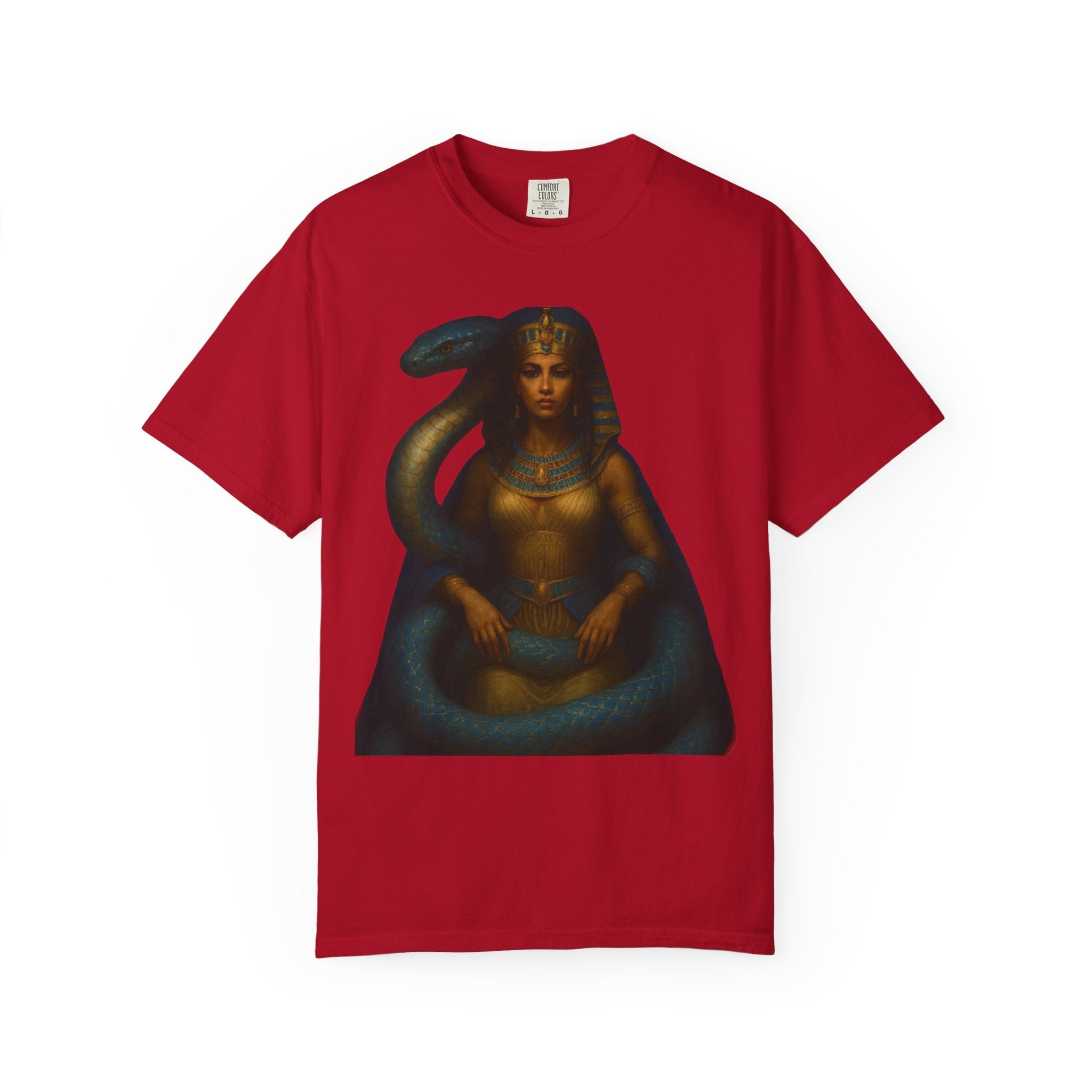 PRB Egyptian Goddess with Snake T-Shirt | Pharaoh Serpent Art Tee by Printify