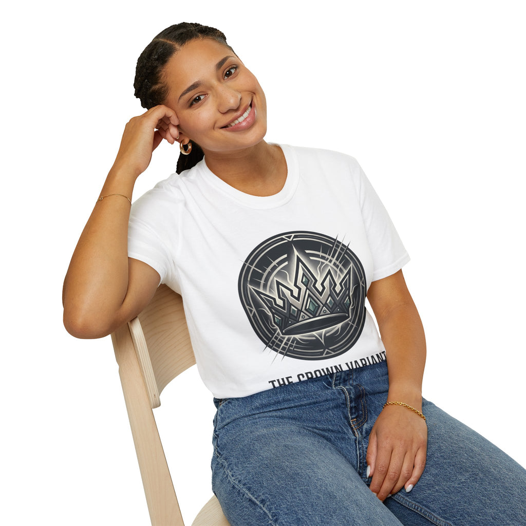 Power Runs Black PRB Crown Variant Graphic T-Shirt — The Crown Variant Emblem by Power Runs Black