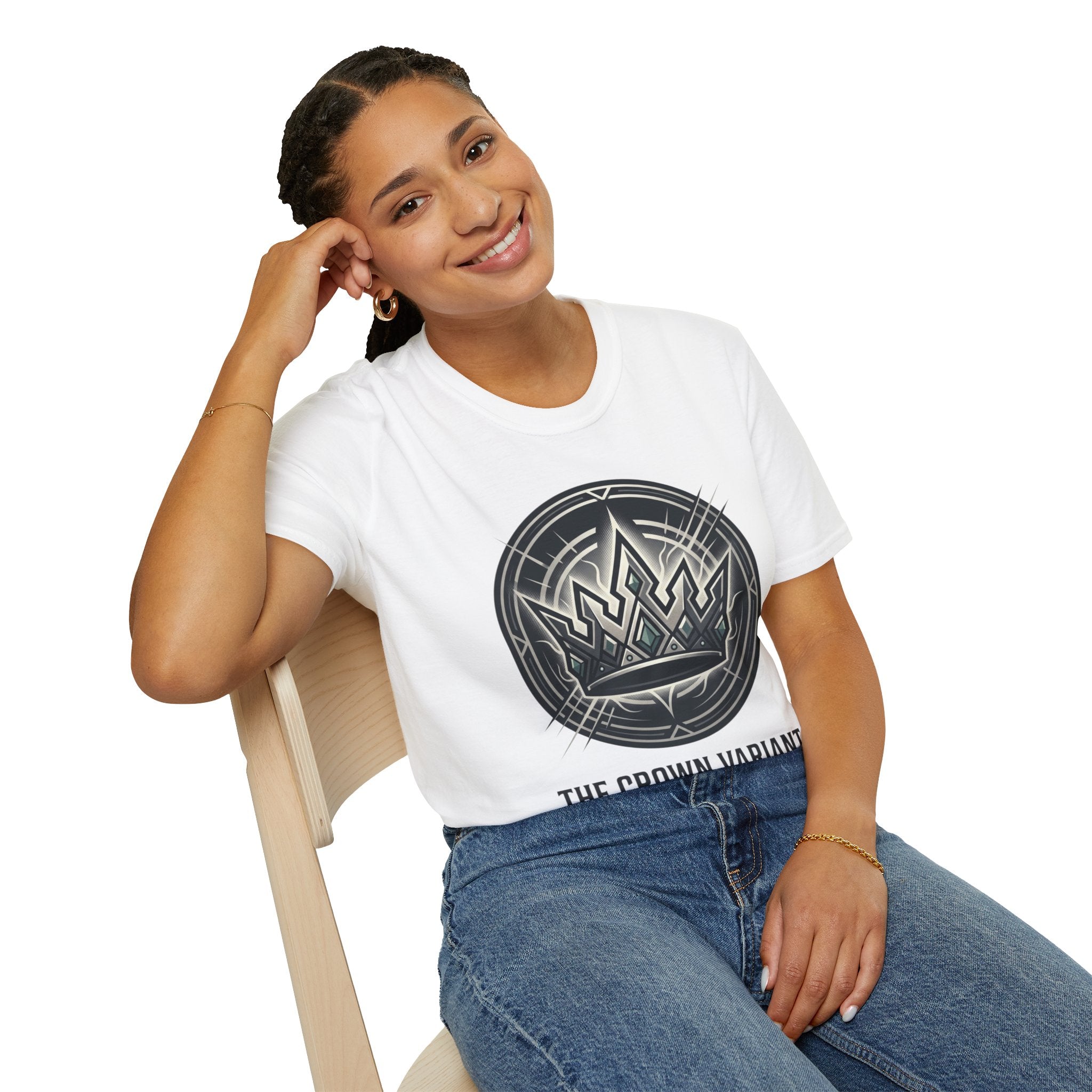 Power Runs Black PRB Crown Variant Graphic T-Shirt — The Crown Variant Emblem by Power Runs Black
