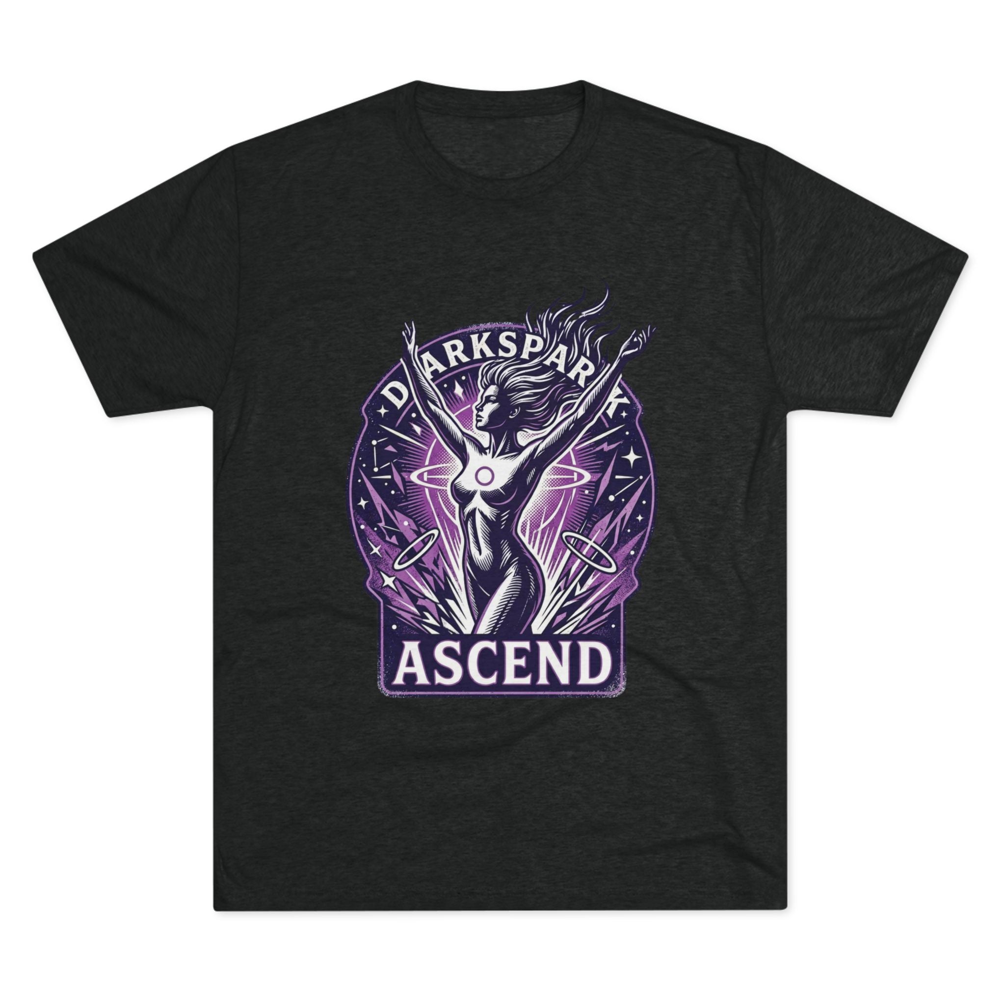 Power Runs Black PRB Ascend Space Goddess Tee — "Parkspark Ascend" Retro Sci‑Fi Graphic T-Shirt by Power Runs Black