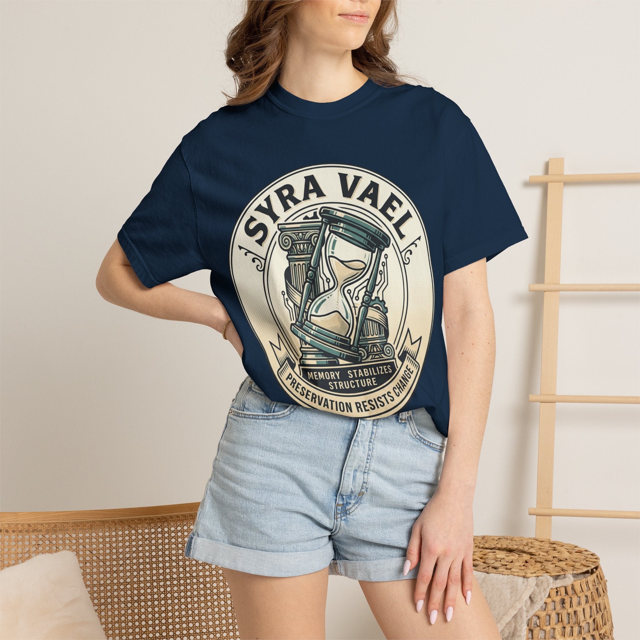 Power Runs Black PRB Syra Vael Hourglass Emblem T-Shirt by Power Runs Black