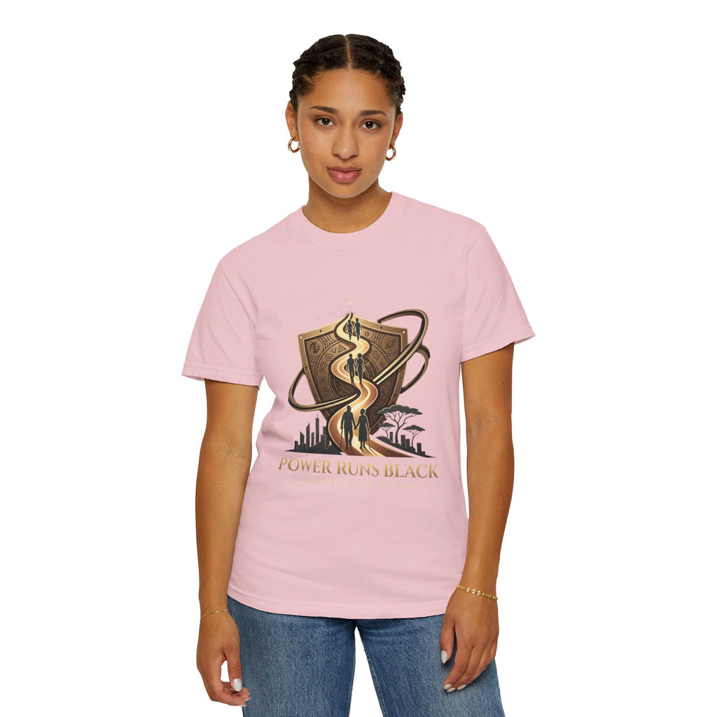 PRB Shield City Skyline Graphic T-Shirt | Serpent Emblem Streetwear Tee by Printify