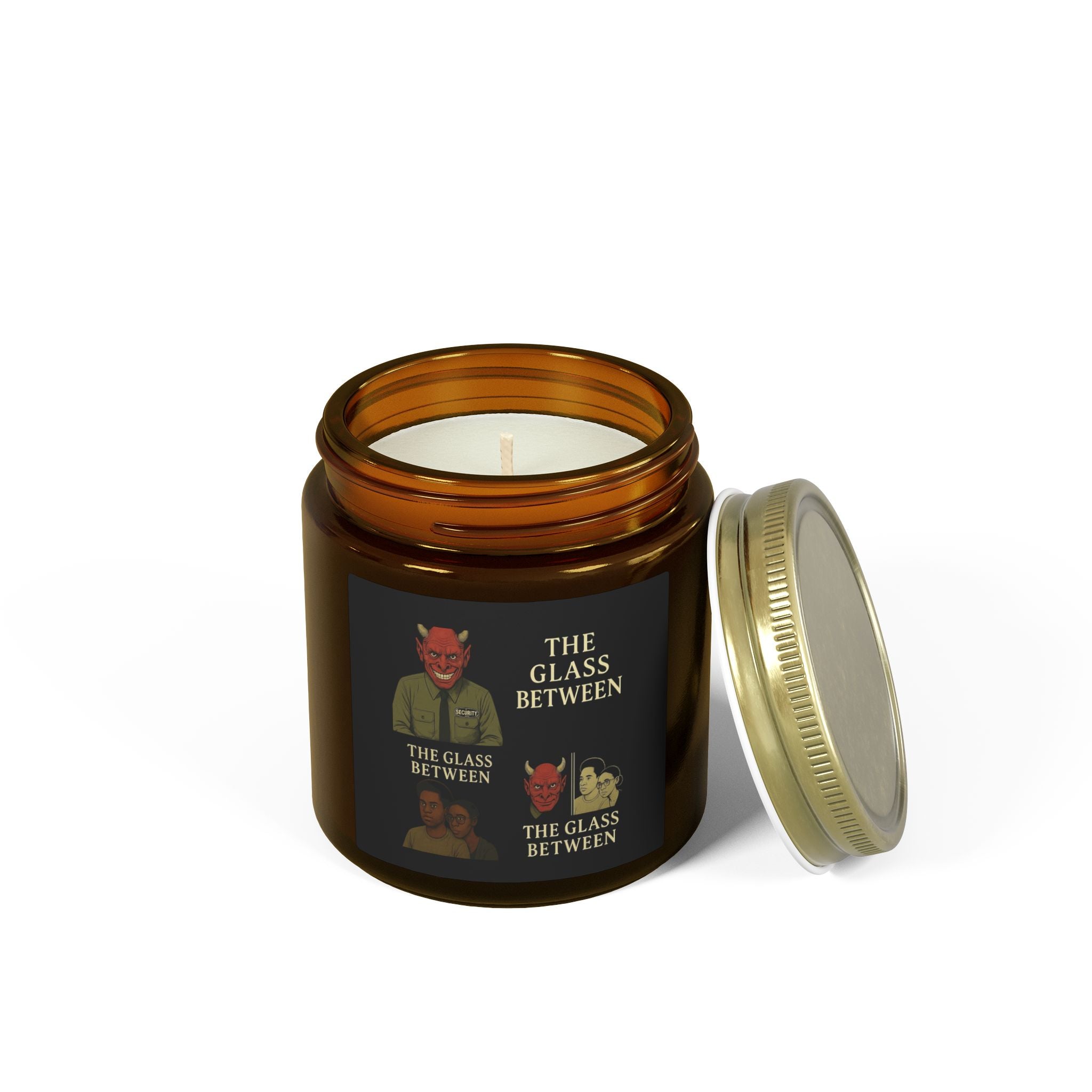 PRB The Glass Between Scented Candle — Coconut Apricot Wax (4oz/9oz) by Power Runs Black