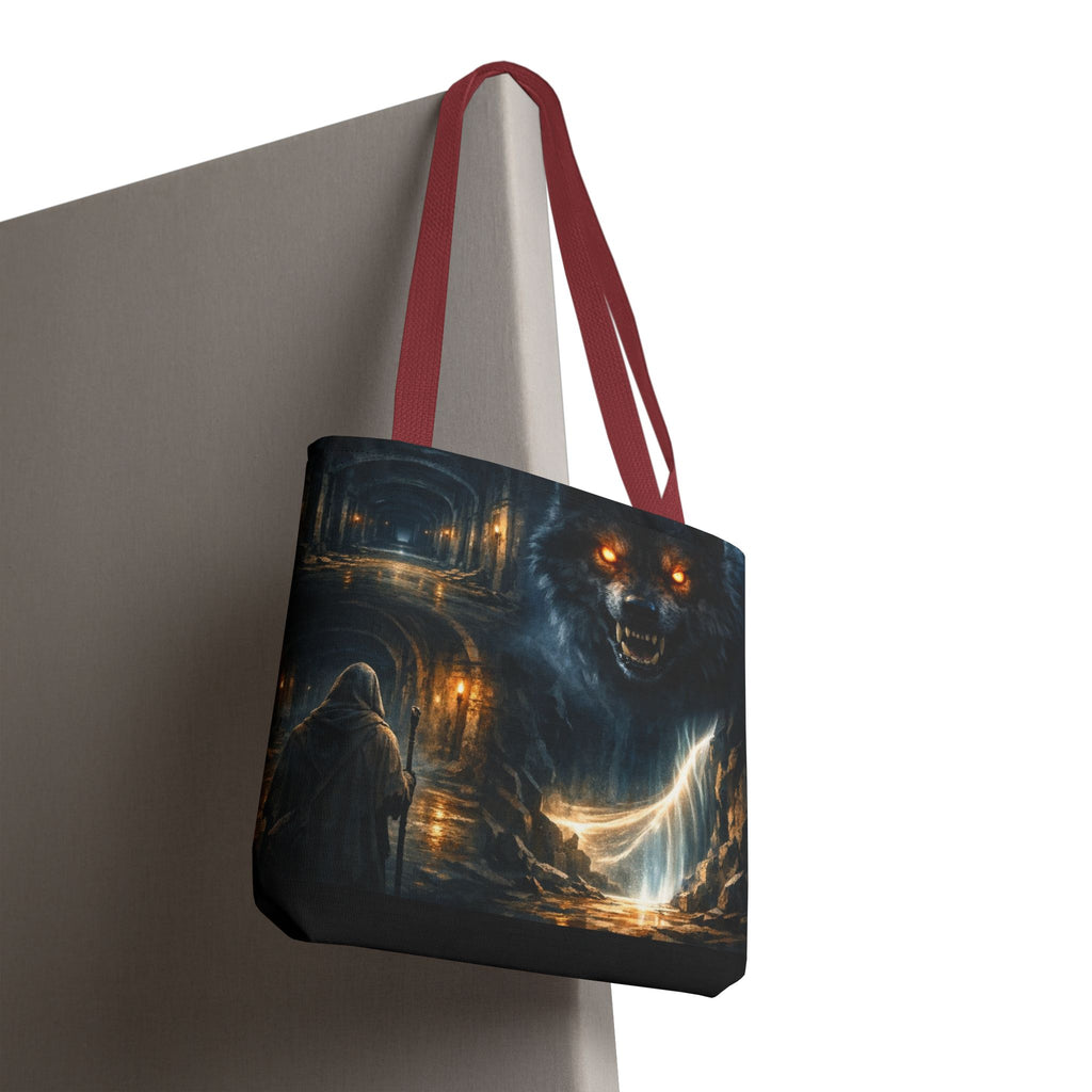 PRB The Echo Hounds Illustration Tote Bag | Gothic Horror Artwork by Printify