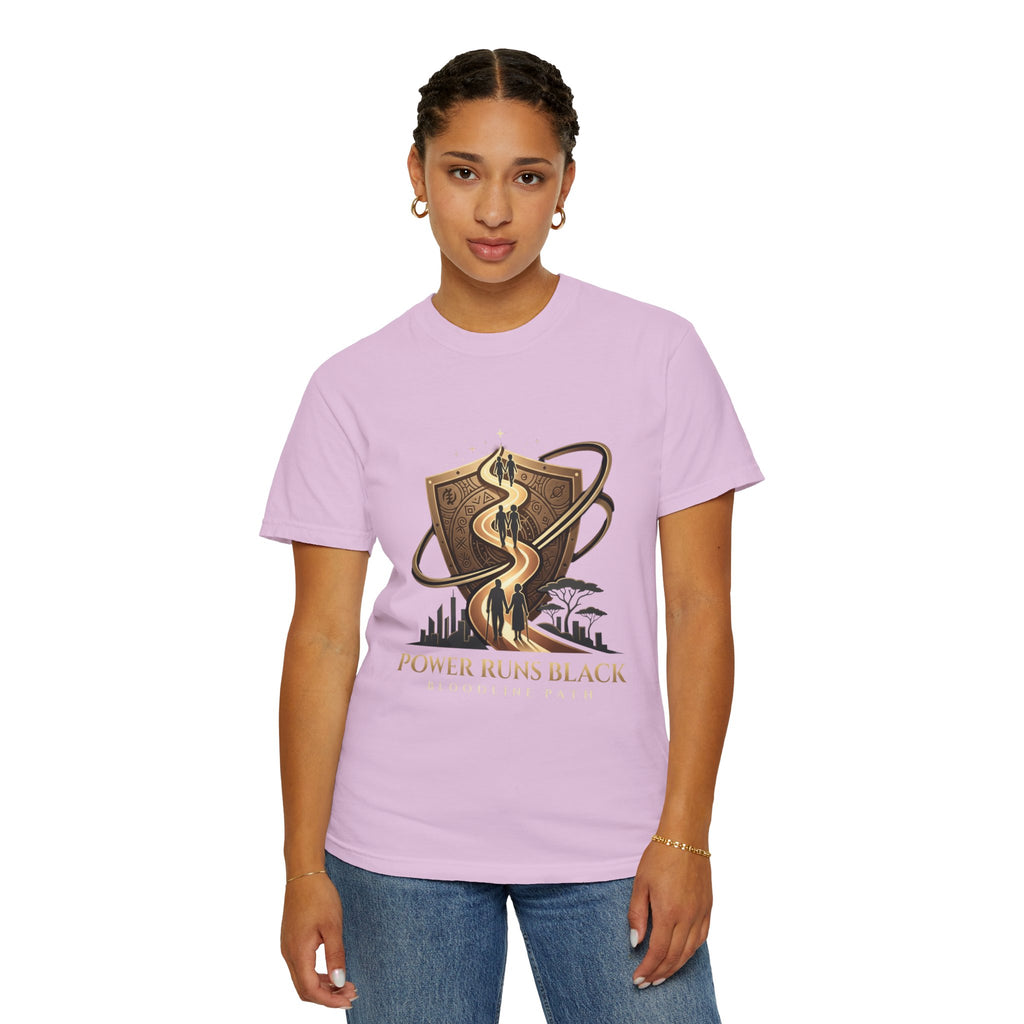 PRB Shield City Skyline Graphic T-Shirt | Serpent Emblem Streetwear Tee by Printify