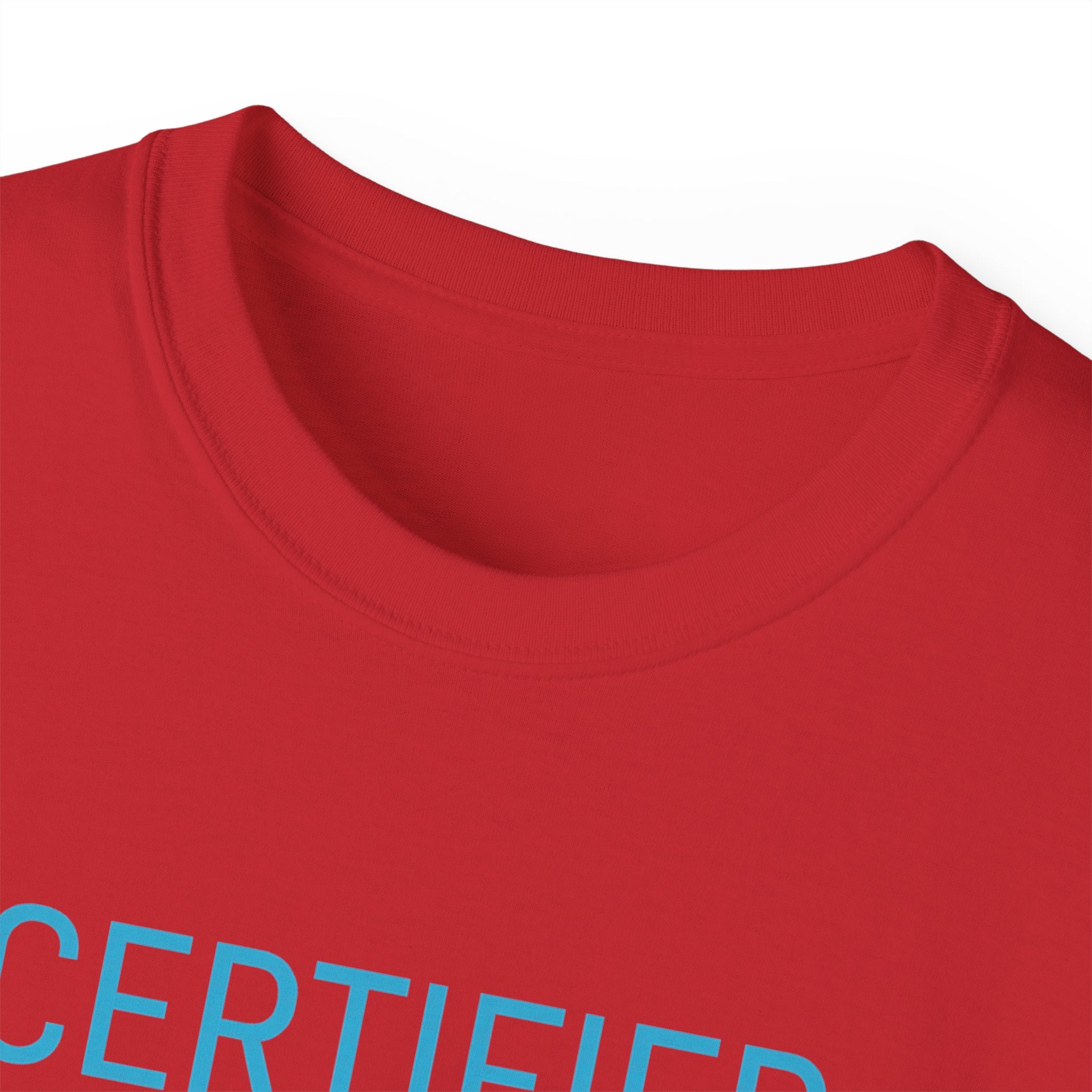 PRB Certified Classic portrait tee | Retro portrait holding light by Power Runs Black