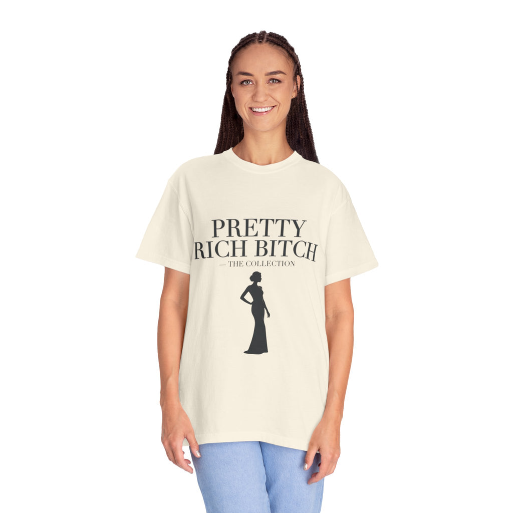 Pretty Rich Bitch The Collection by PRB Tee — Feminine Confidence Graphic T-Shirt by Power Runs Black