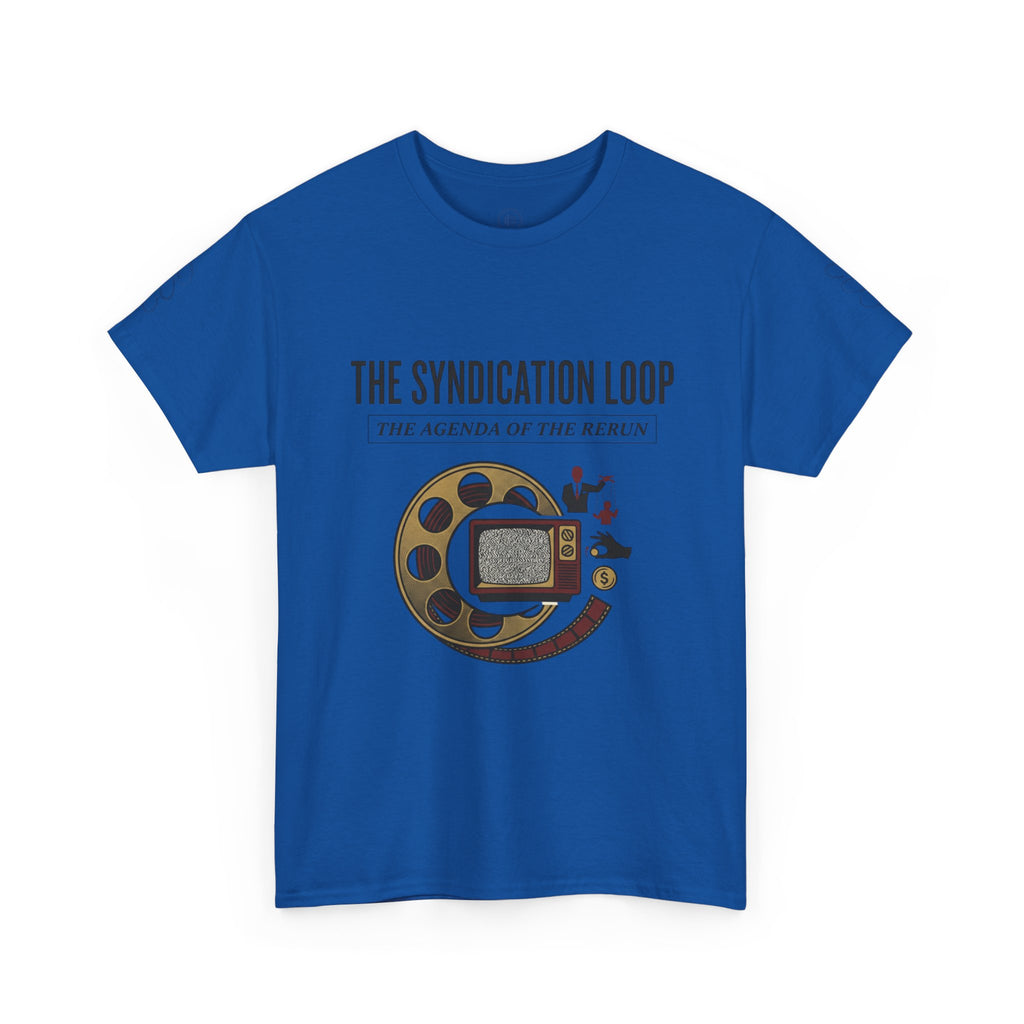 Power Runs Black — "The Agenda of the Arch" Retro TV Ouroboros Graphic Tee by Printify