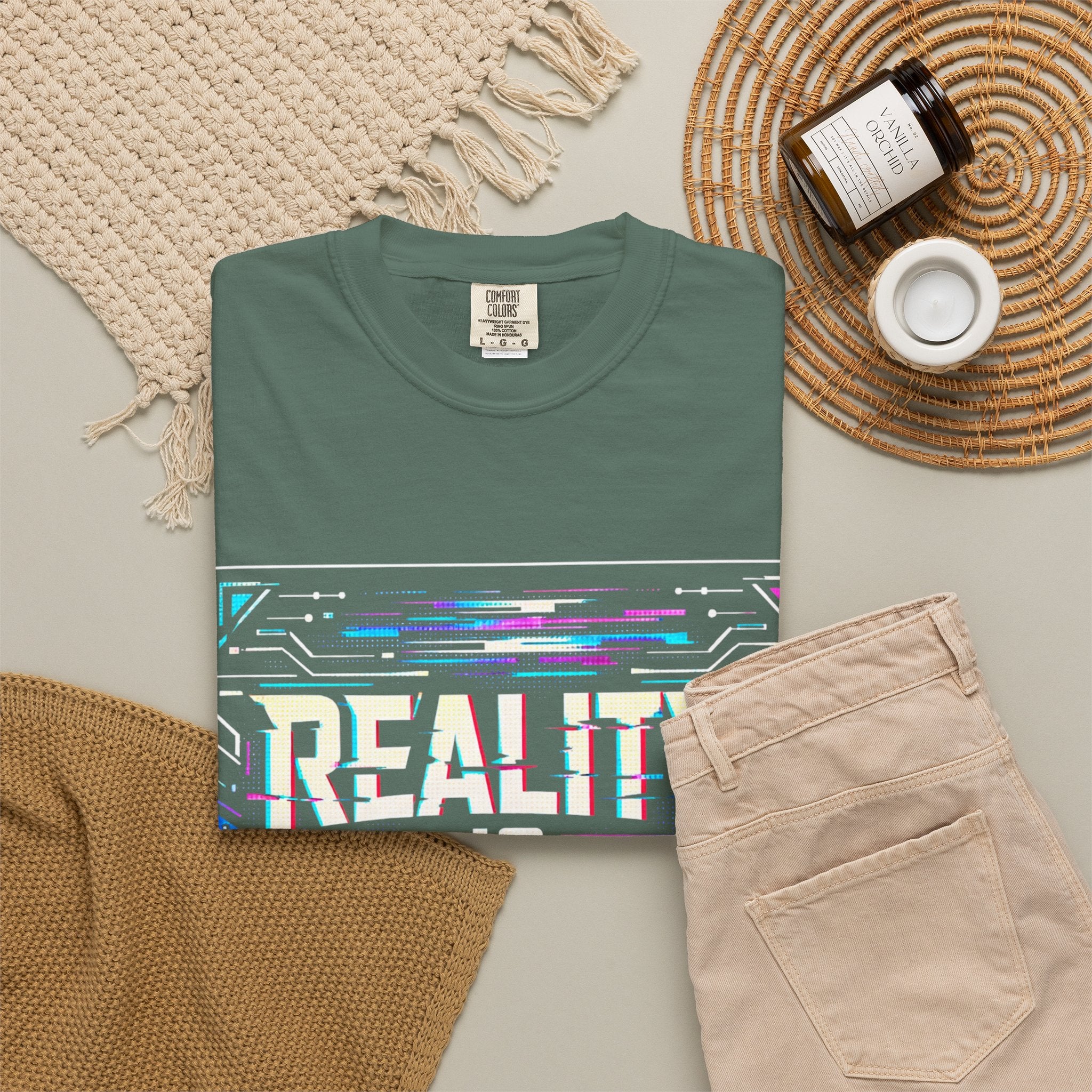 Power Runs Black PRB Glitchy Pastel "Reality Is Desyncing" T-Shirt by Power Runs Black