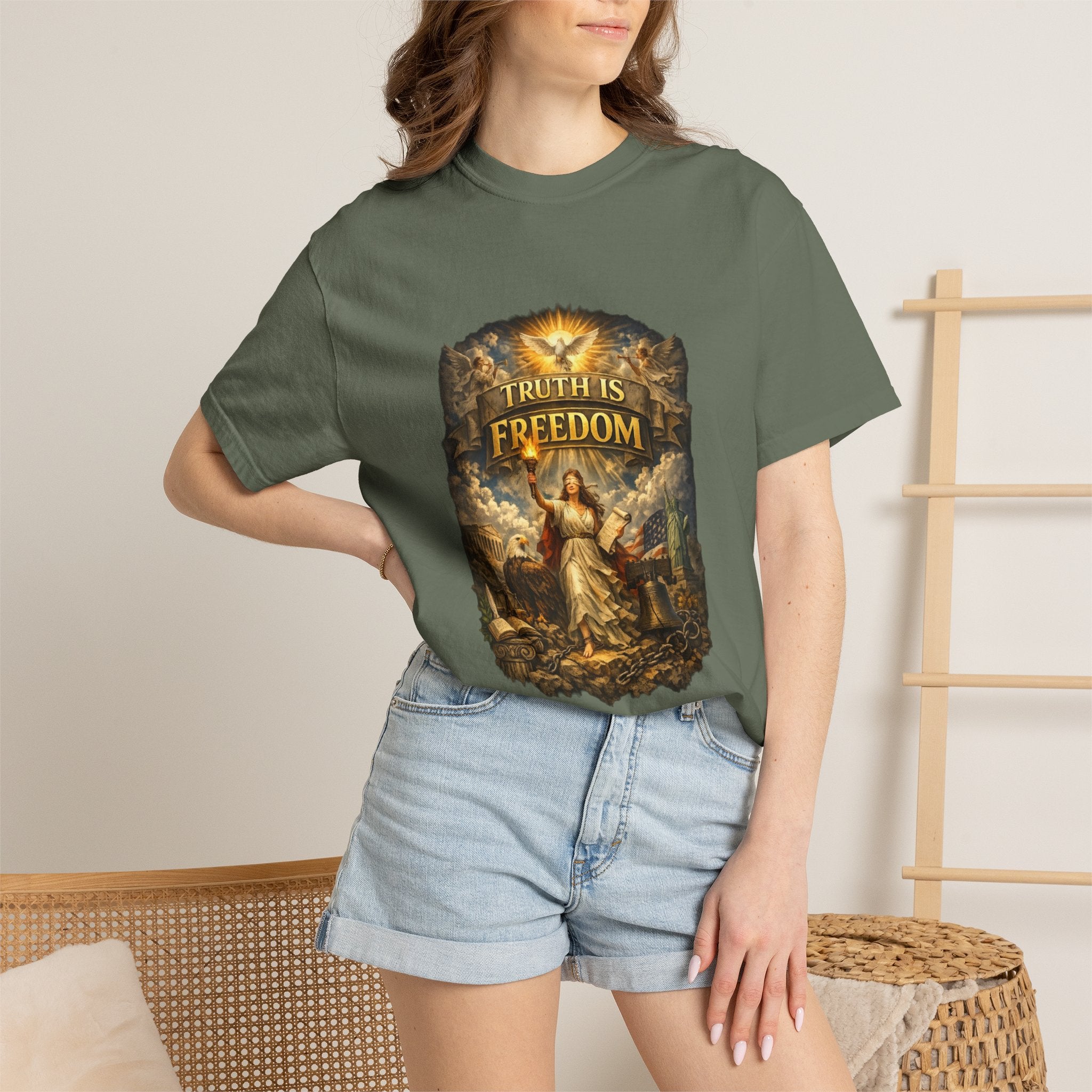 PRB Truth Is Freedom Graphic T-Shirt by Printify