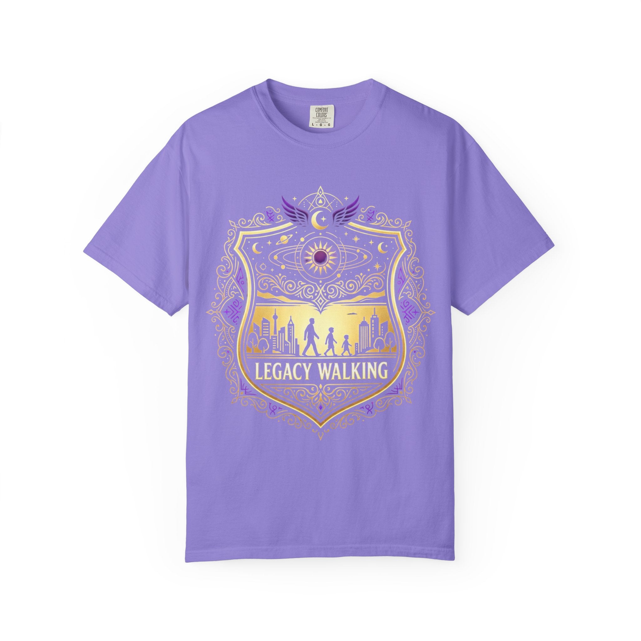 PRB Sci-Fi Adventure Graphic Tee | Futuristic Forest Print Unisex T-Shirt by Printify