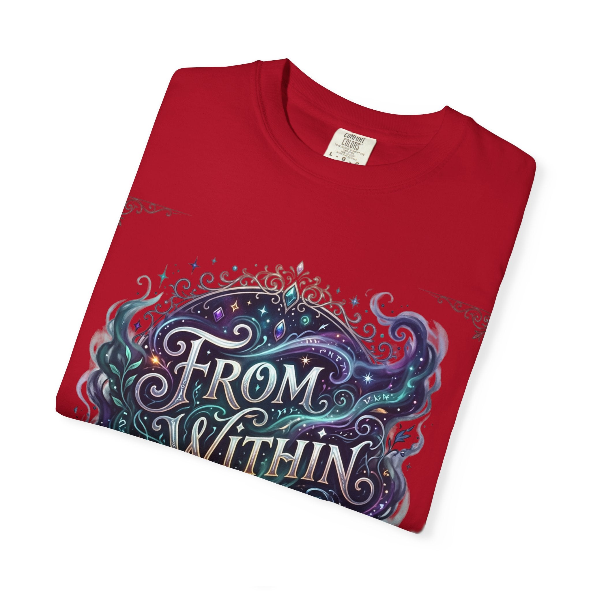 PRB From Within Magic Book T-Shirt — Fantasy Illustrated Graphic Tee by Power Runs Black
