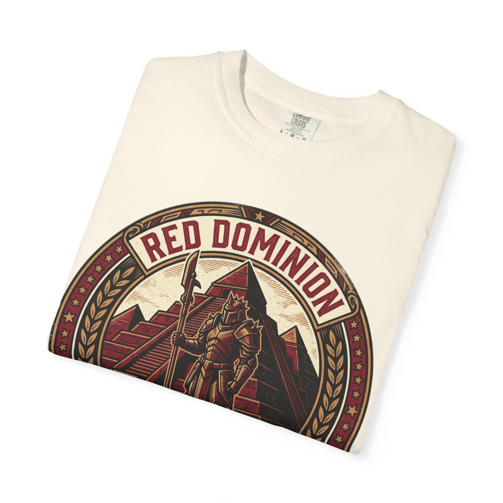 Power Runs Black PRB Red Dominion 'Right Side' Graphic T-Shirt by Printify