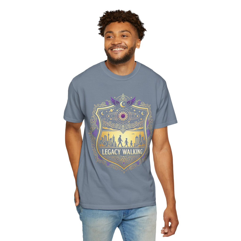 PRB Sci-Fi Adventure Graphic Tee | Futuristic Forest Print Unisex T-Shirt by Printify