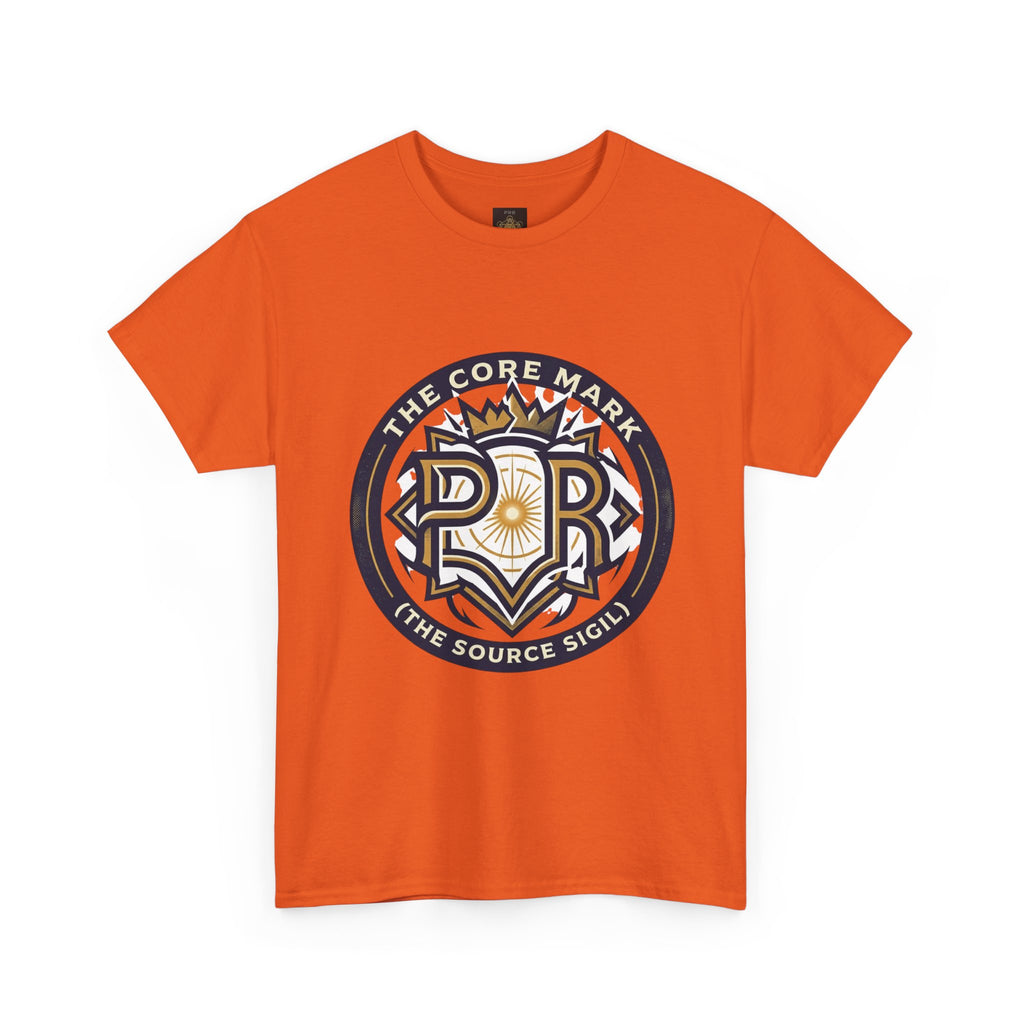 Power Runs Black PRB Core Mark Logo T-Shirt — "The Source Sigil" Retro Emblem Tee by Power Runs Black