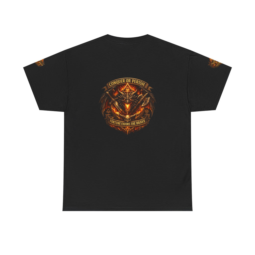 Power Runs Black PRB Demonic Warrior Illustration Tee | "I'm Not That Guy" Graphic Shirt by Printify