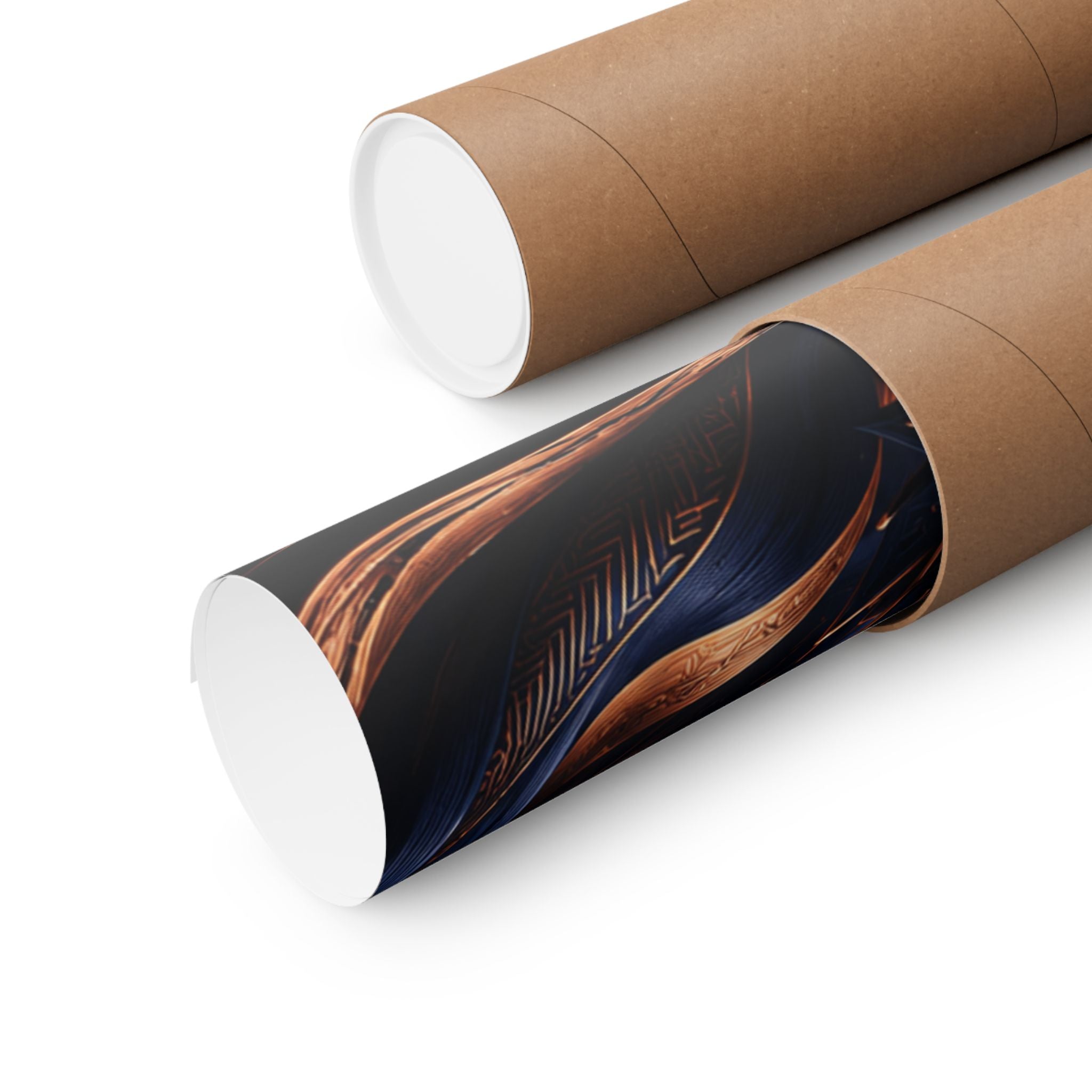Power Runs Black Matte Poster — Afrocentric Inspirational Wall Art by Power Runs Black
