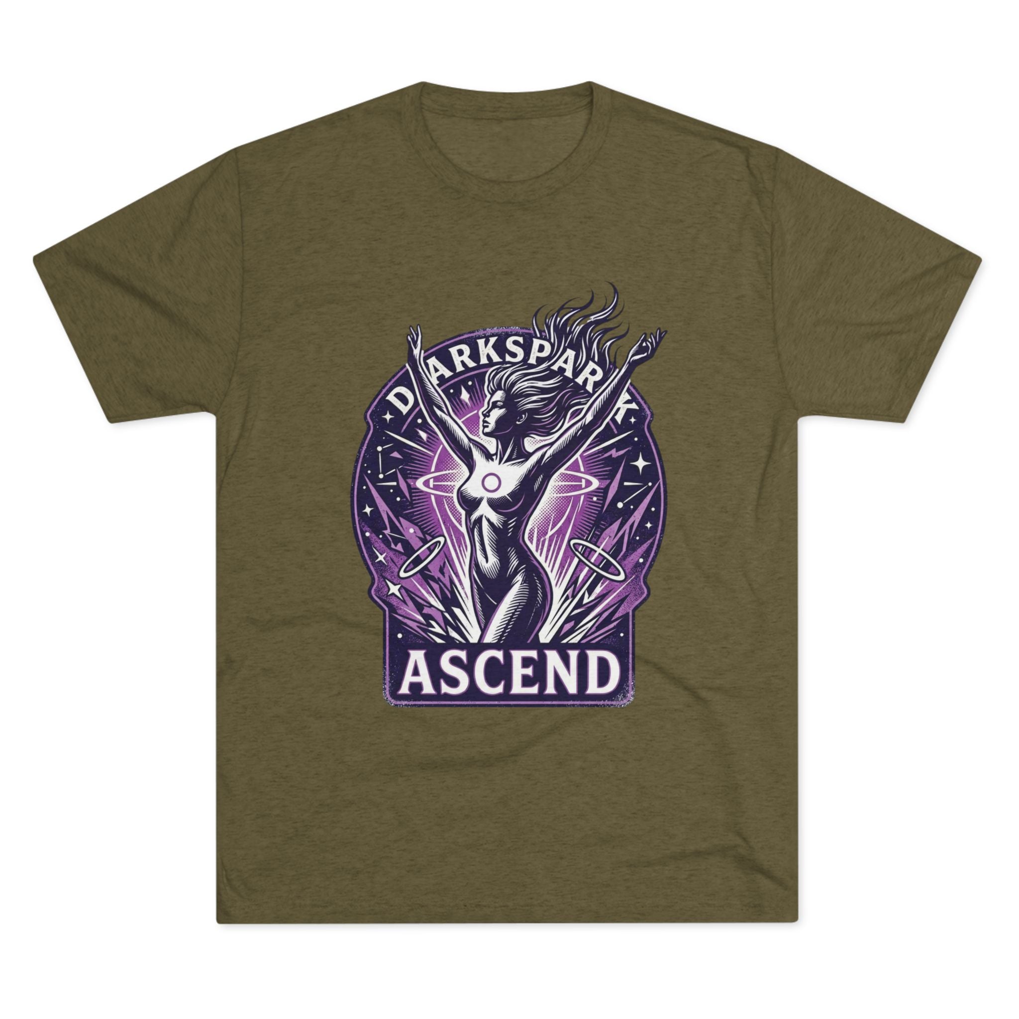 Power Runs Black PRB Ascend Space Goddess Tee — "Parkspark Ascend" Retro Sci‑Fi Graphic T-Shirt by Power Runs Black