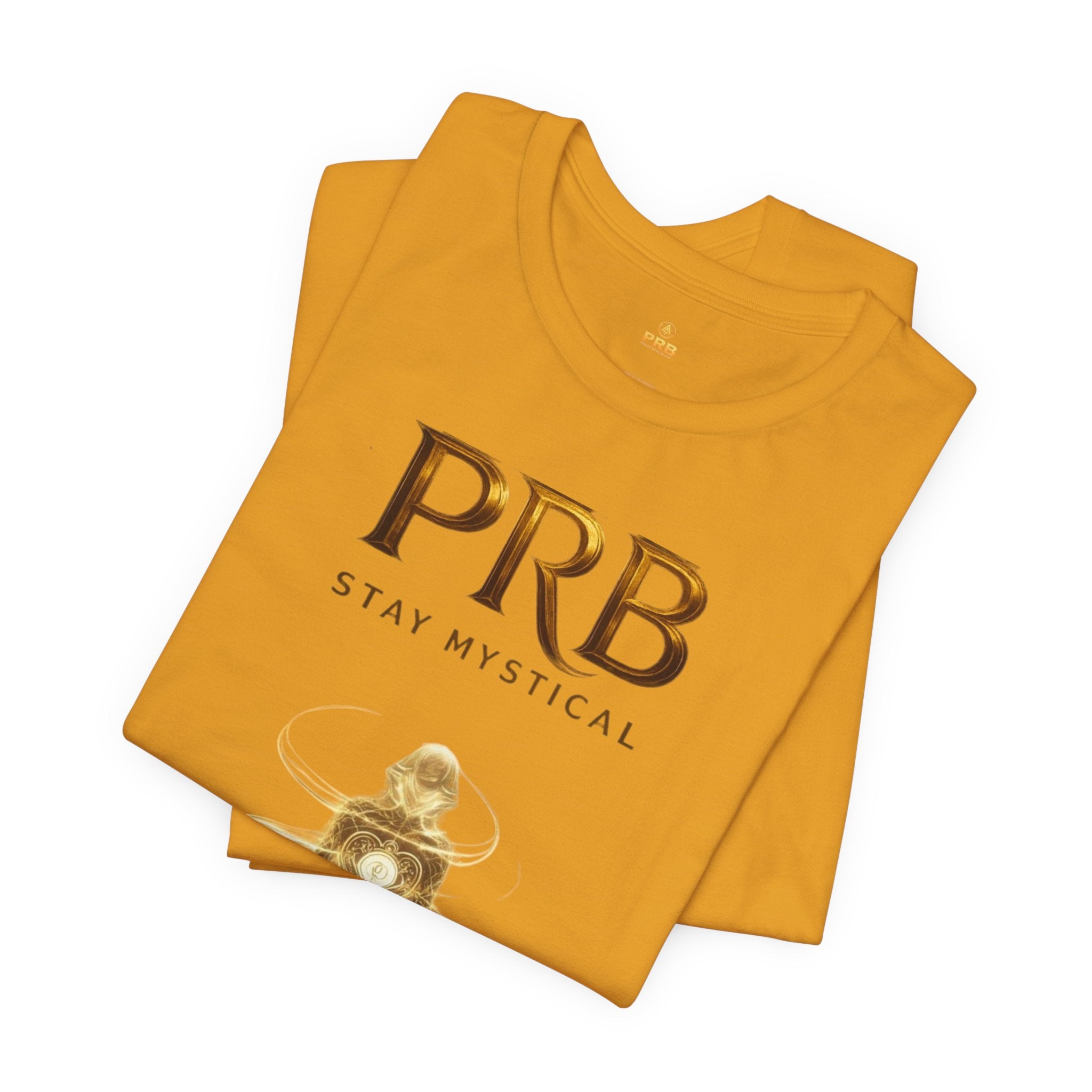 PRB Mystical Graphic Tee – "PRB Stay Mystical" Spiritual Book & Light Design by Power Runs Black