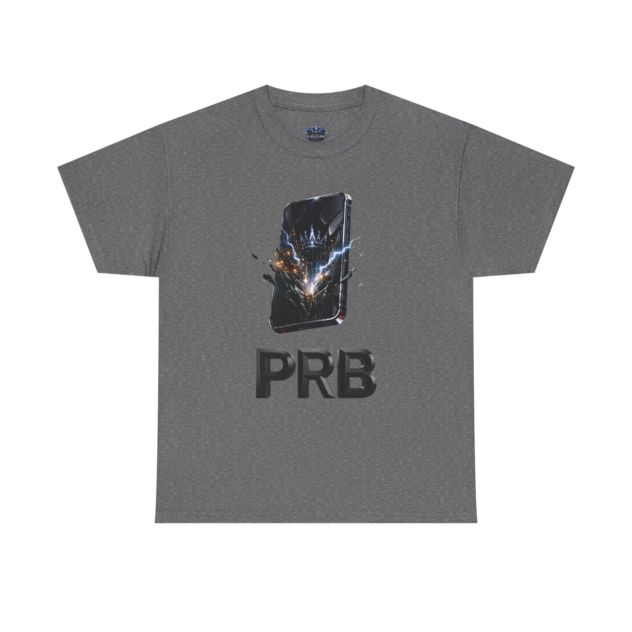 PRB Phone Smash Graphic Tee by Power Runs Black