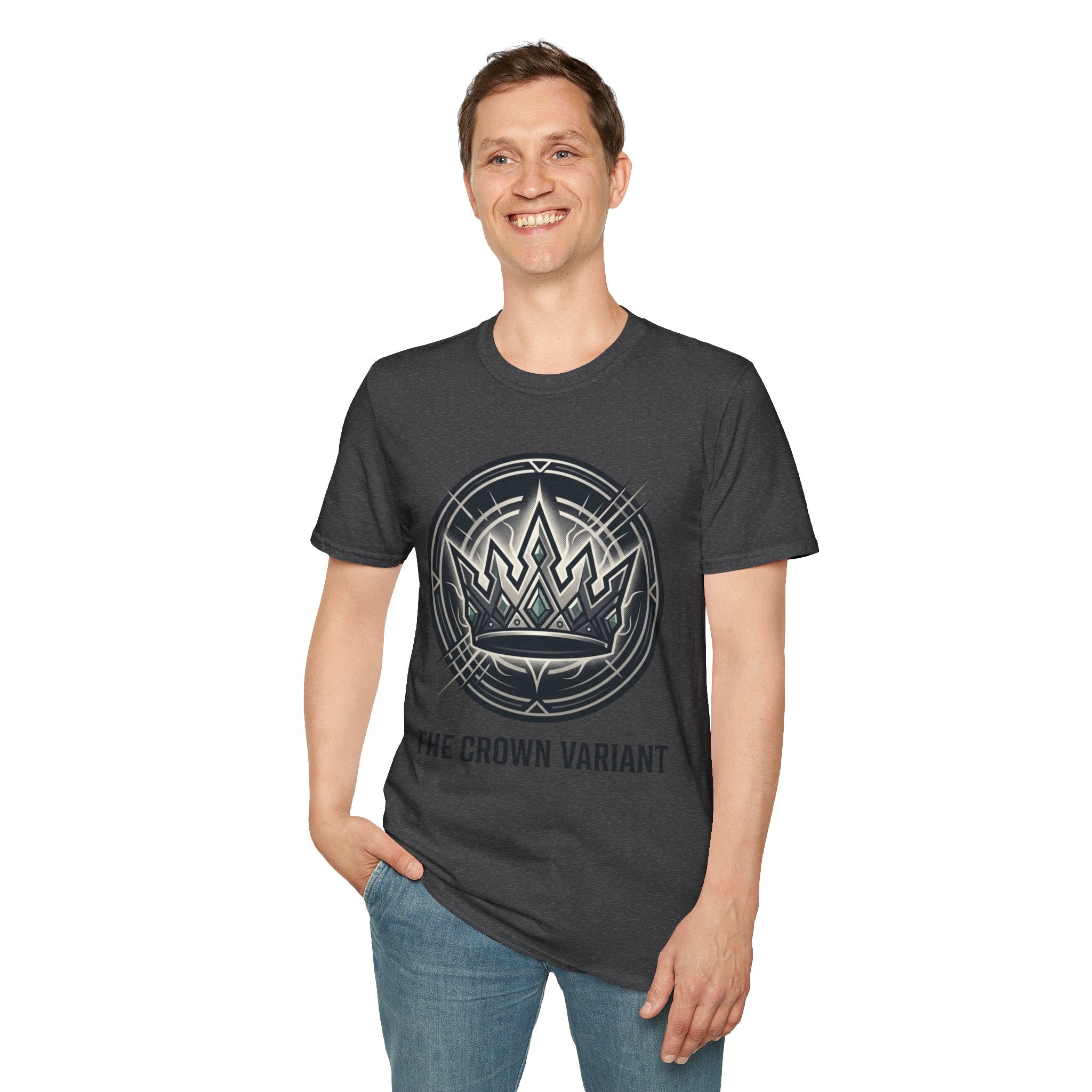 Power Runs Black PRB Crown Variant Graphic T-Shirt — The Crown Variant Emblem by Power Runs Black