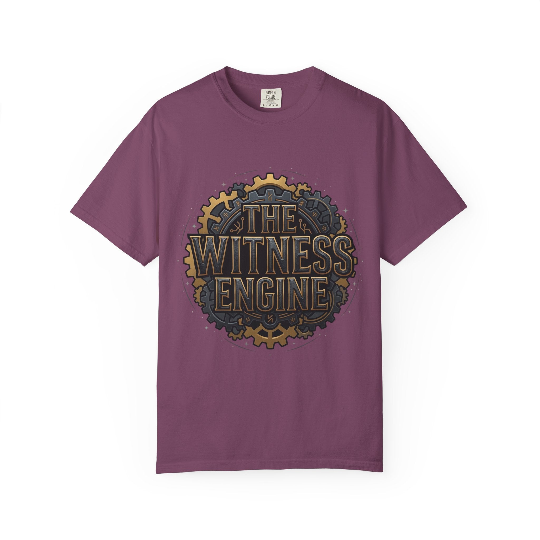 Printify PRB The Witness Engine T-shirt | Steampunk Gear Logo - T-Shirt