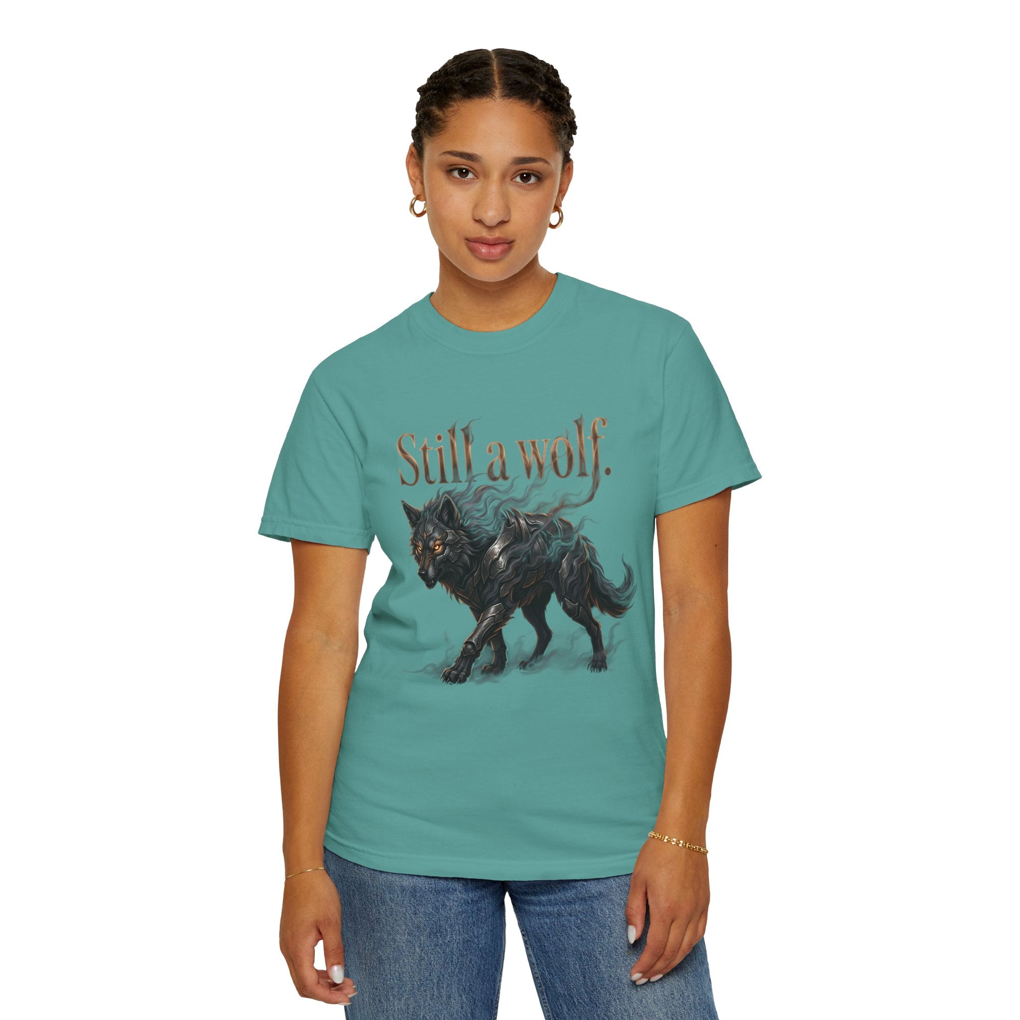 PRB Still a Wolf T-Shirt — Dark Wolf Graphic Tee by Printify