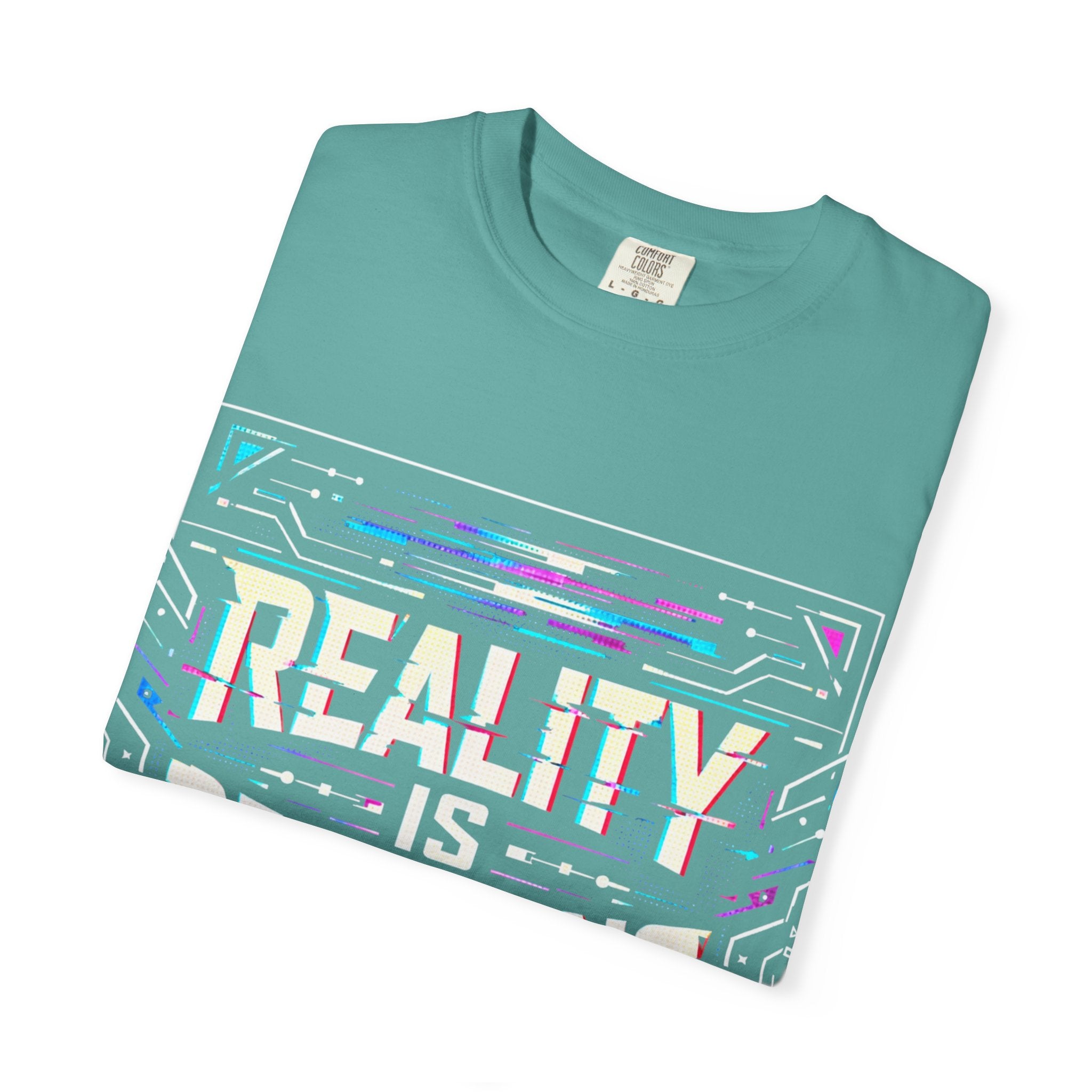 Power Runs Black PRB Glitchy Pastel "Reality Is Desyncing" T-Shirt by Power Runs Black