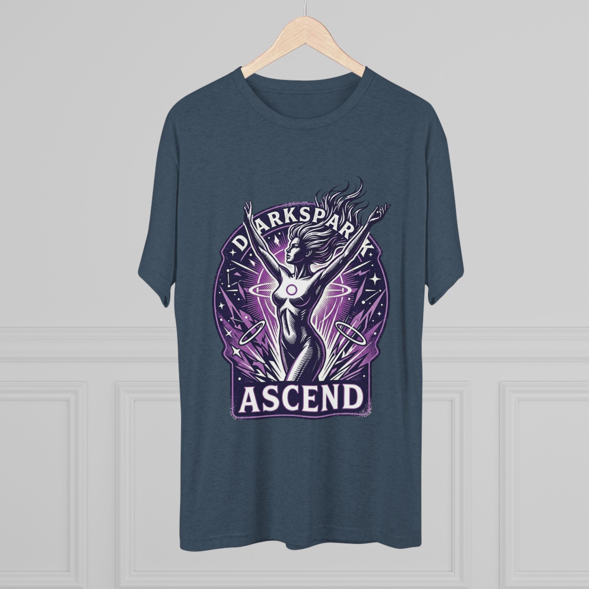 Power Runs Black PRB Ascend Space Goddess Tee — "Parkspark Ascend" Retro Sci‑Fi Graphic T-Shirt by Power Runs Black