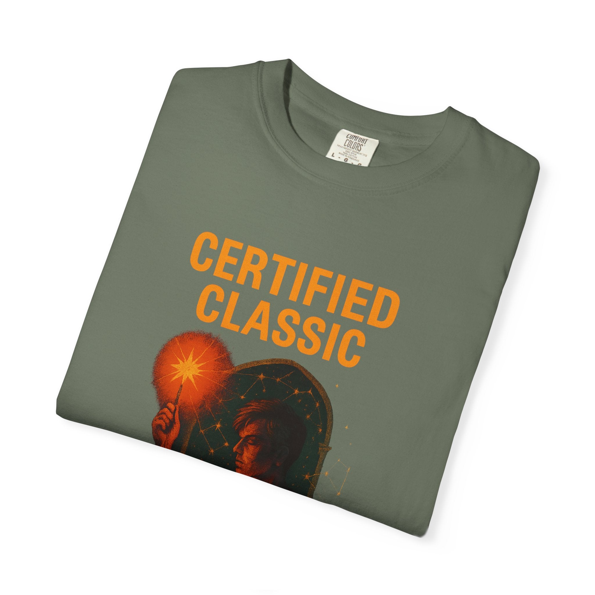 PRB Certified Classic head silhouette holding light bulb T-shirt | vintage inspired graphic tee by Power Runs Black