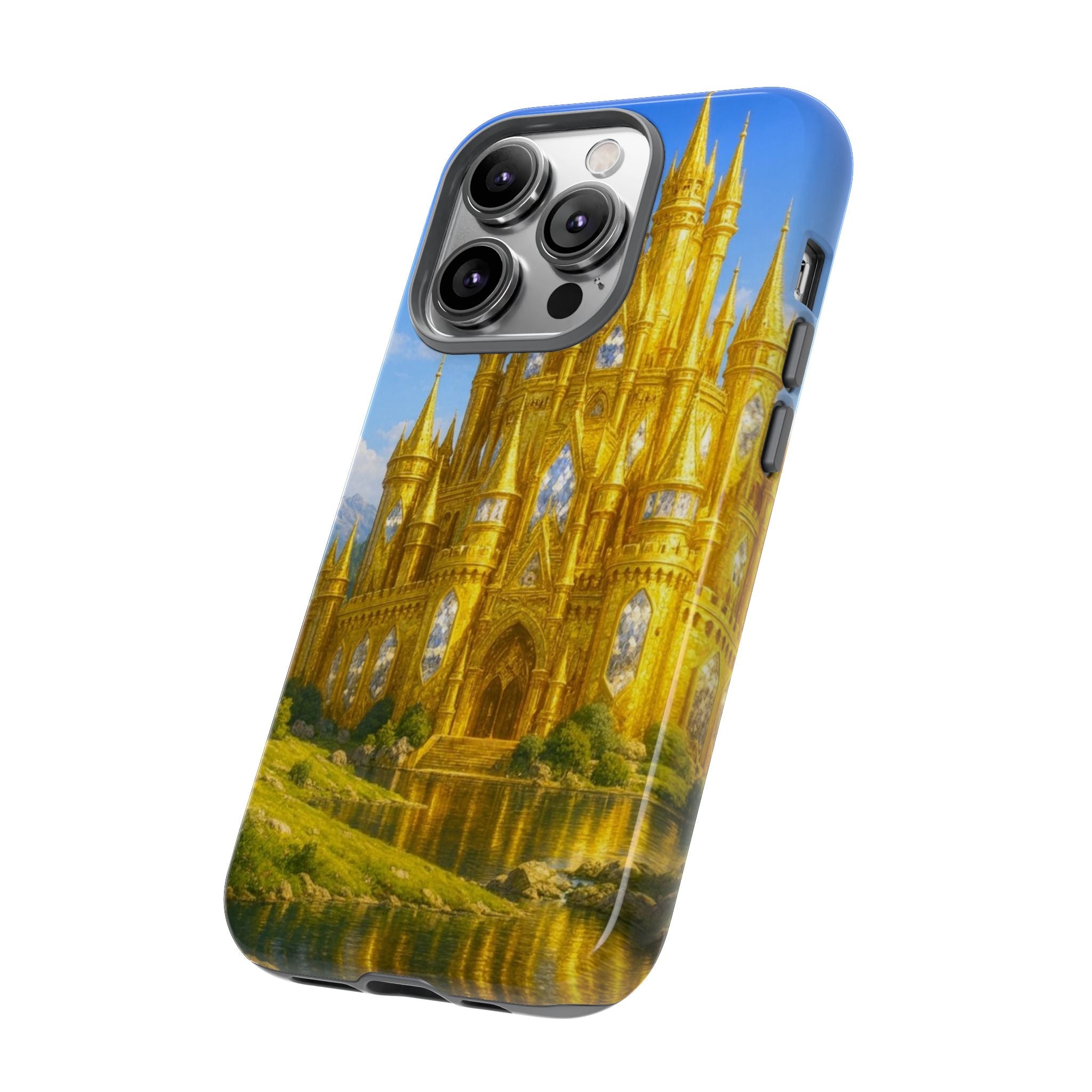 PRB Golden Castle iPhone Case | Fantasy Palace Phone Case by Printify