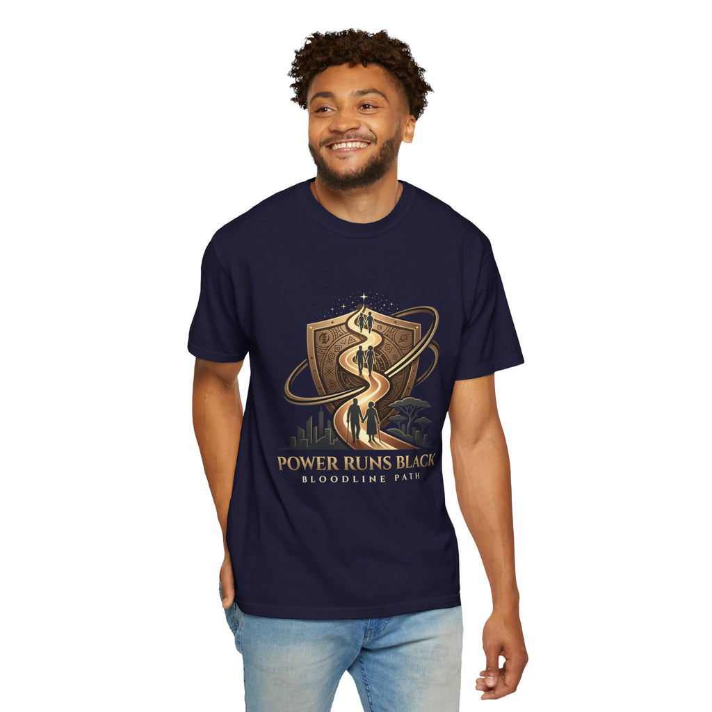 PRB Shield City Skyline Graphic T-Shirt | Serpent Emblem Streetwear Tee by Printify