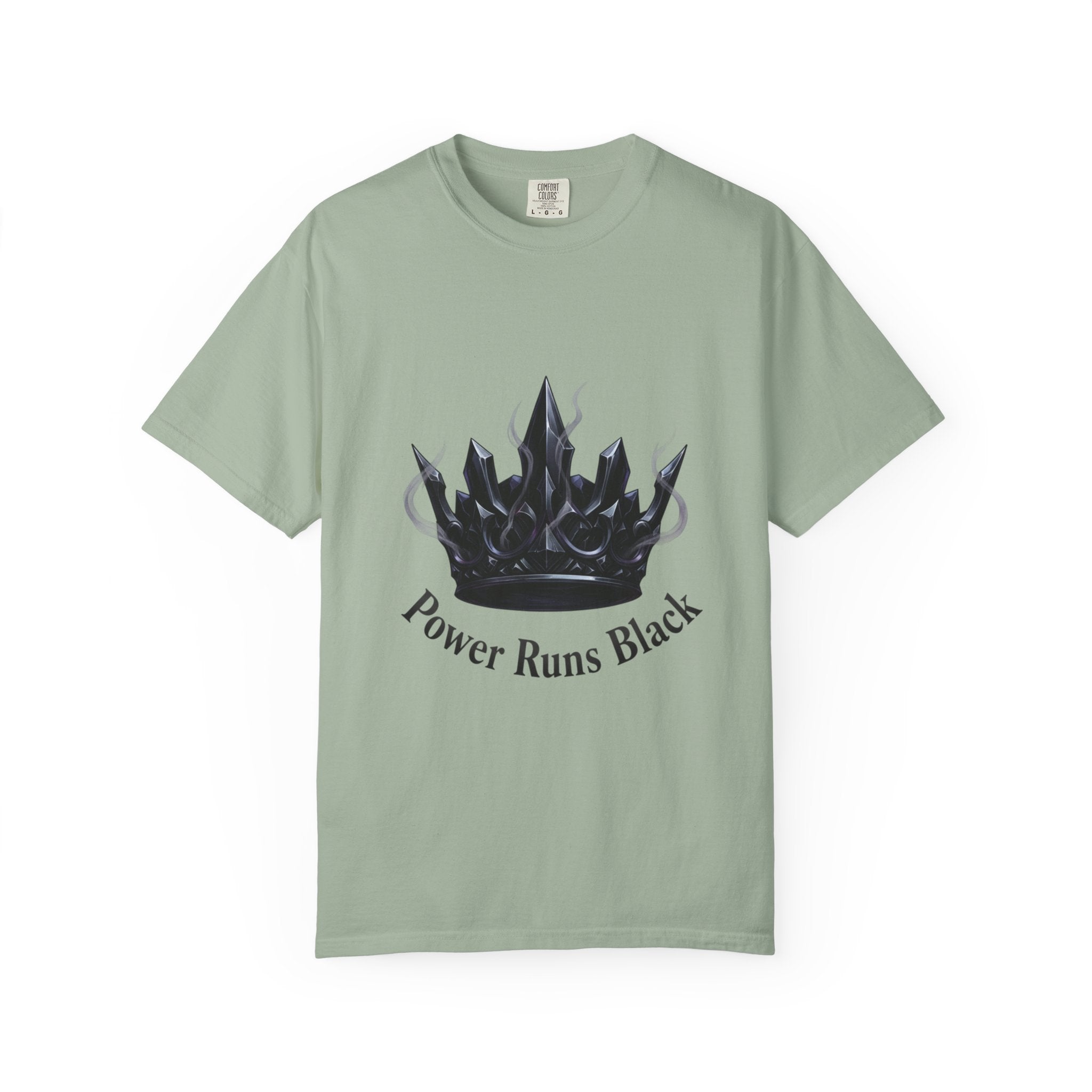 PRB Power Runs Black Crown Graphic T-Shirt by Power Runs Black