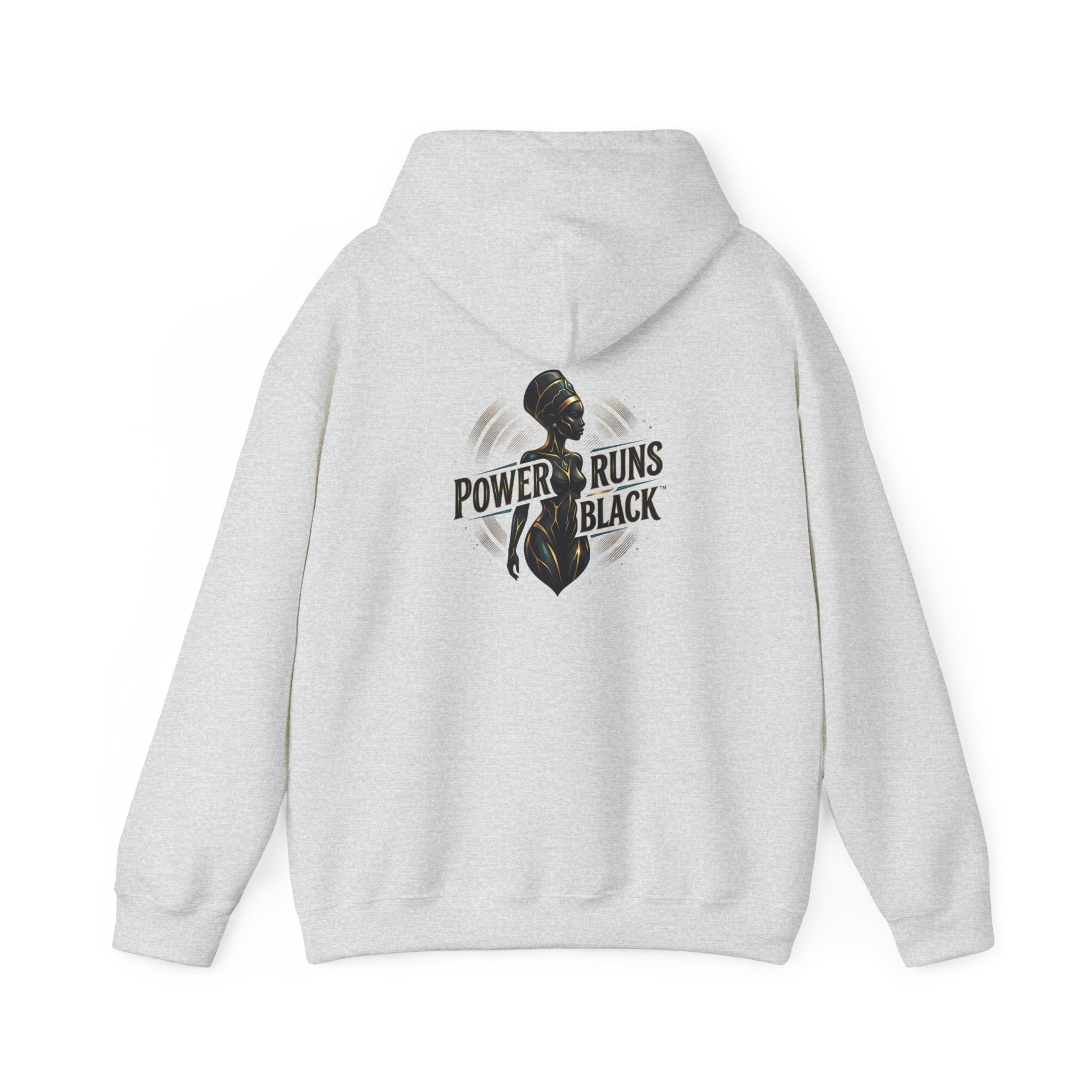 Power Runs Black PRB Logo hoodie Ascension State CROWN design by Power Runs Black