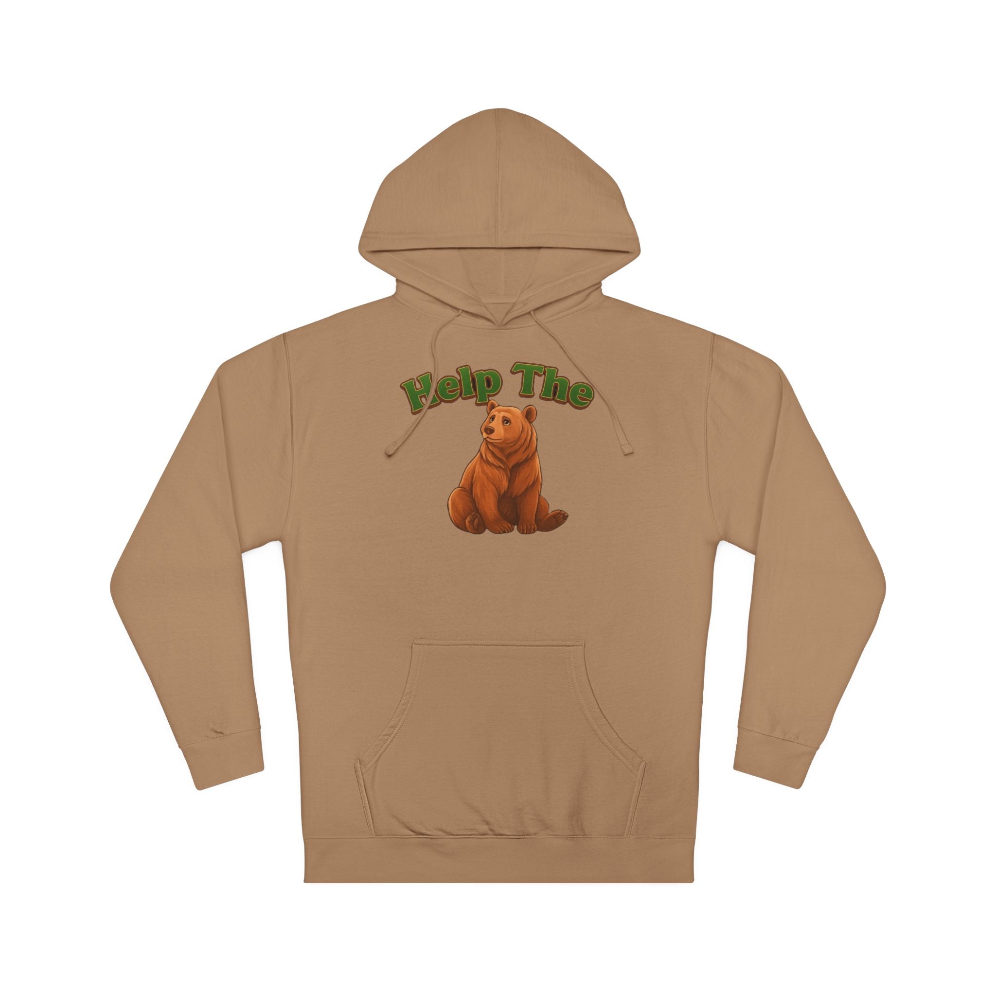 PRB "Don't Help Me Help The Bear" Graphic Hoodie by Power Runs Black
