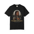 PRB Daughter of Legacy Graphic T-Shirt | Afrocentric Heroine Portrait Tee by Printify