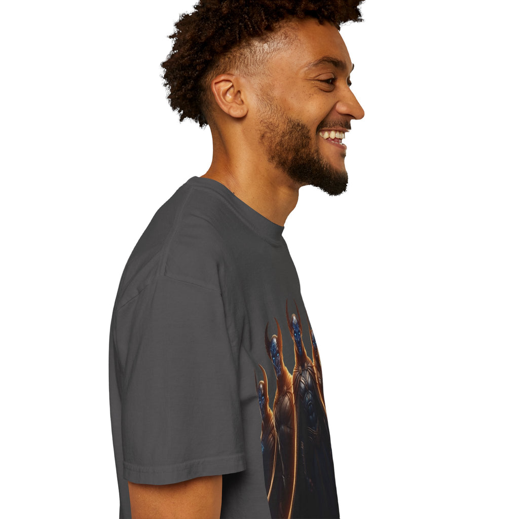 Power Runs Black PRB Dark Legion Graphic T-Shirt — Horned Warriors Fantasy Tee by Power Runs Black
