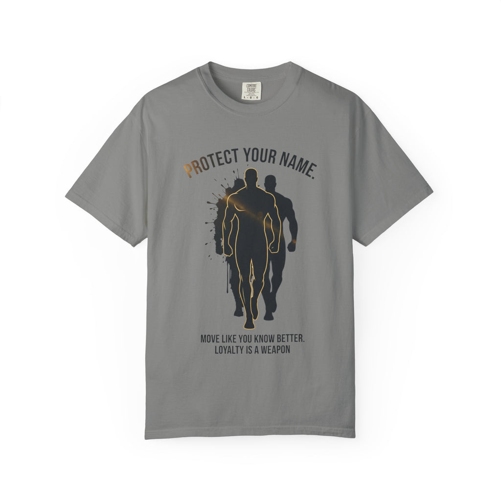 PRB Protect Your Name silhouette trio design T-Shirt | Loyalty is a Weapon graphic tee by Printify