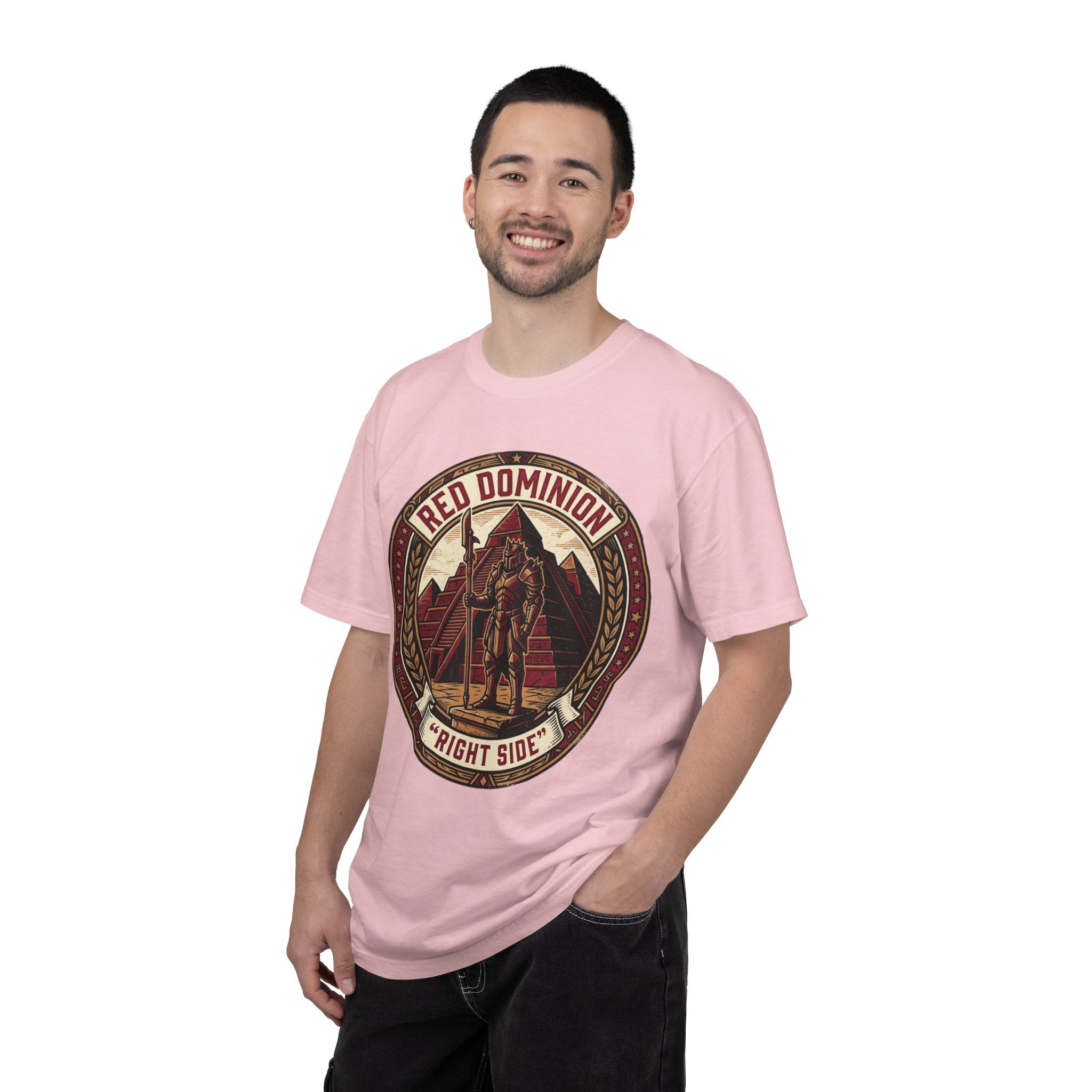 Power Runs Black PRB Red Dominion 'Right Side' Graphic T-Shirt by Power Runs Black