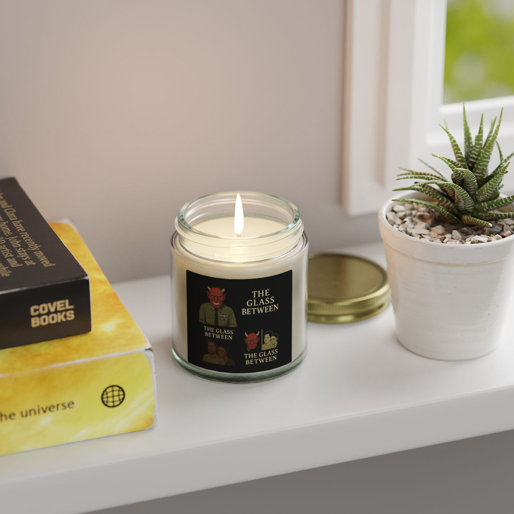 PRB The Glass Between Scented Candle — Coconut Apricot Wax (4oz/9oz) by Printify