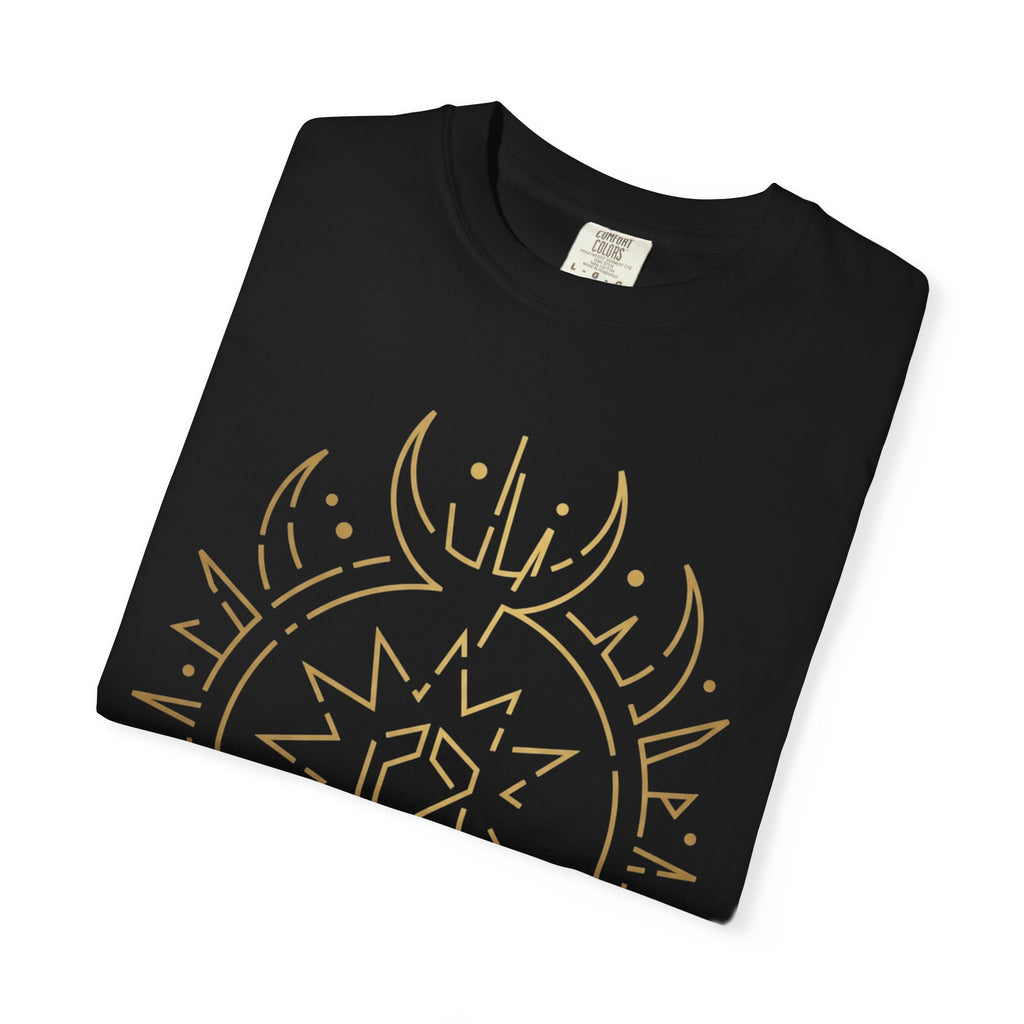 Power Runs Black PRB Cael Mór Symbol T-Shirt — ‘Nothing Connects’ Minimal Graphic Tee by Power Runs Black