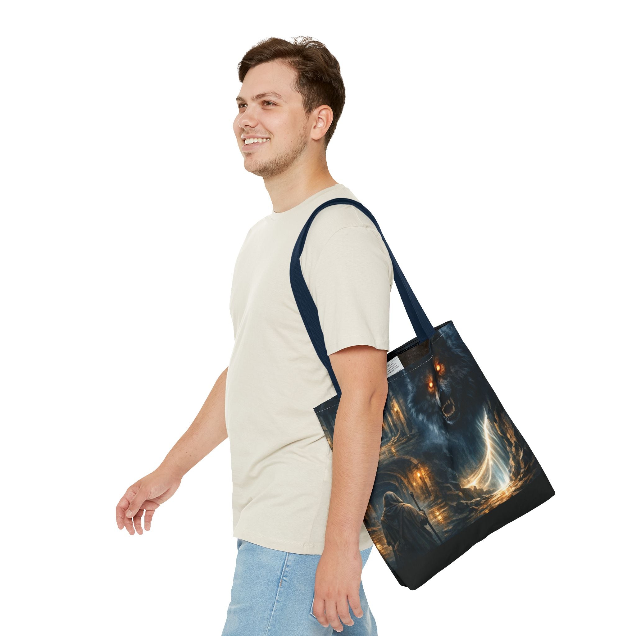 PRB The Echo Hounds Illustration Tote Bag | Gothic Horror Artwork by Power Runs Black
