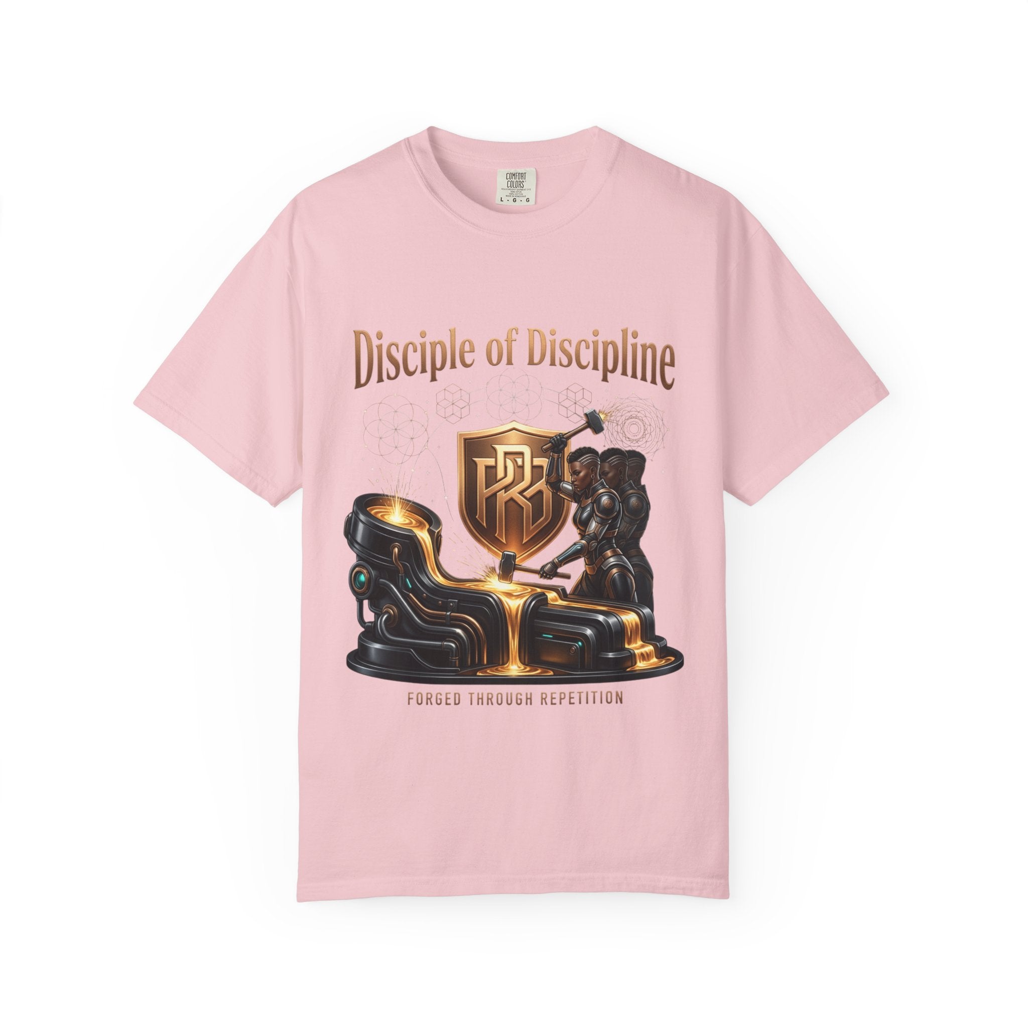 Printify PRB Disciple of Discipline T-Shirt — Forge Through Repetition Graphic Tee - T-Shirt