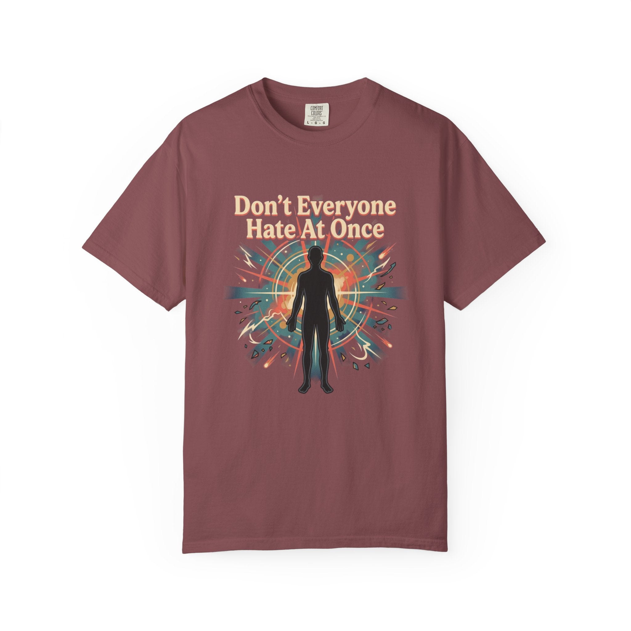 Power Runs Black Don't Everyone Hate Me Once" Retro Silhouette Graphic Tee by Printify