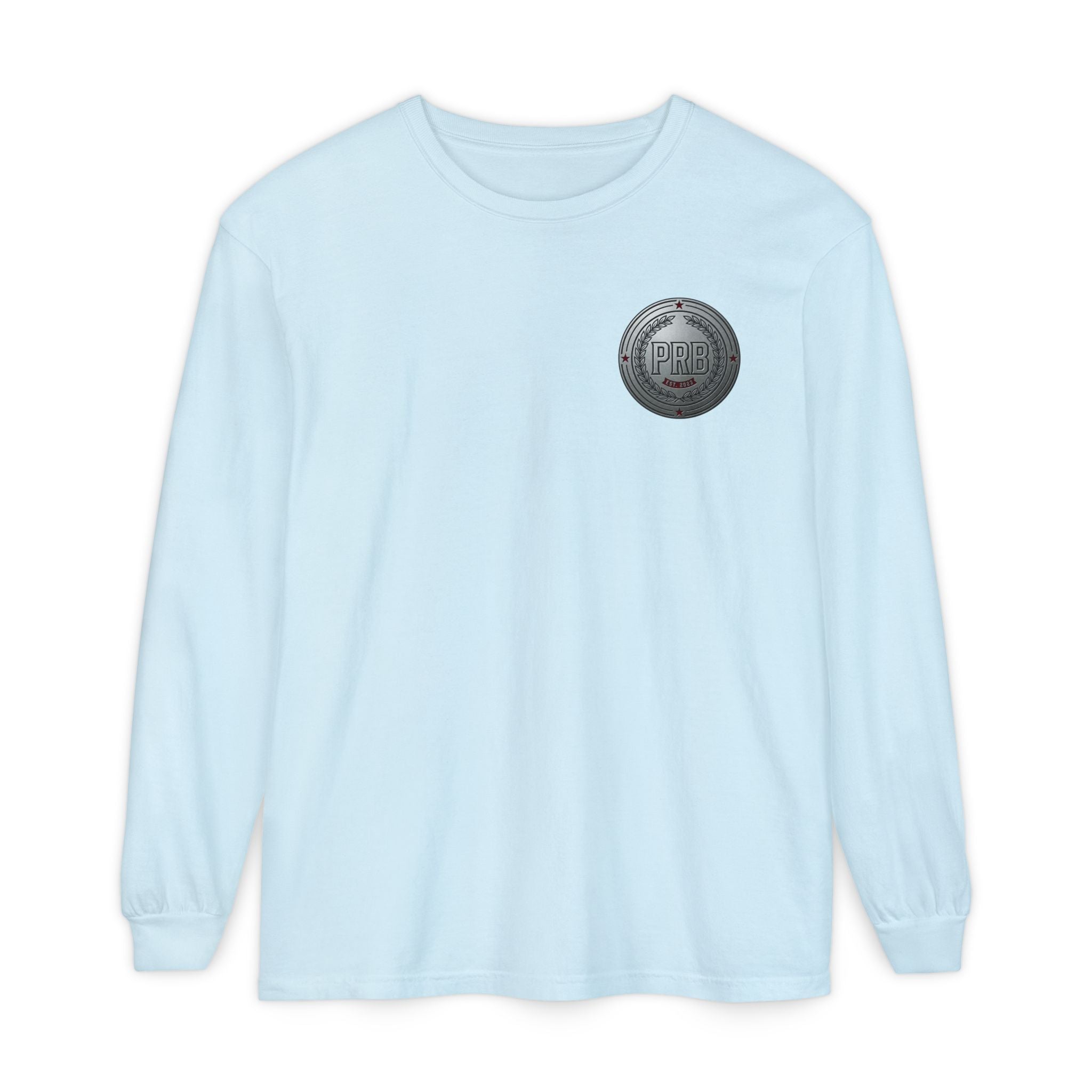 PRB The Starbound Seven graphic long sleeve shirt | cosmic superhero poster by Power Runs Black