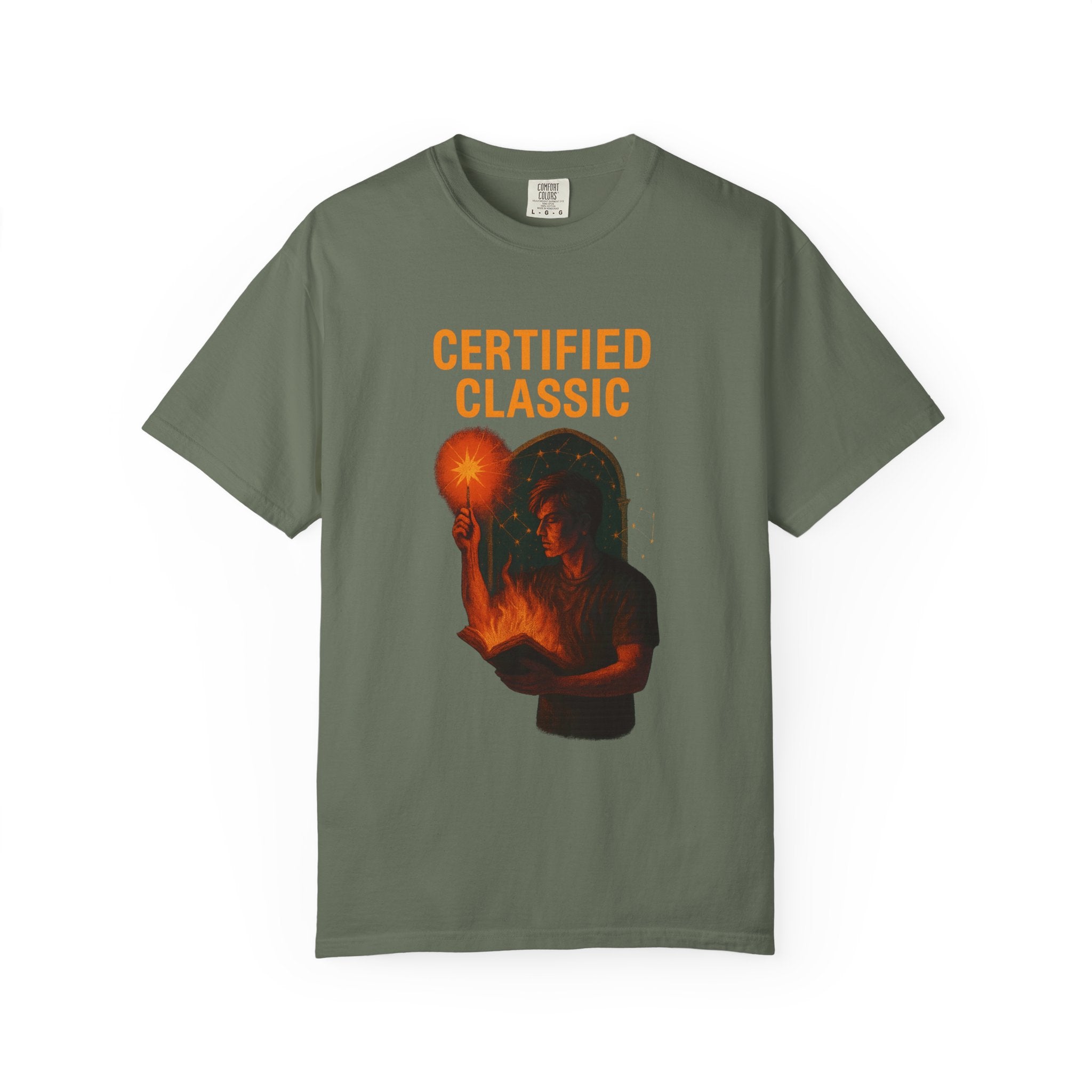 PRB Certified Classic head silhouette holding light bulb T-shirt | vintage inspired graphic tee by Power Runs Black